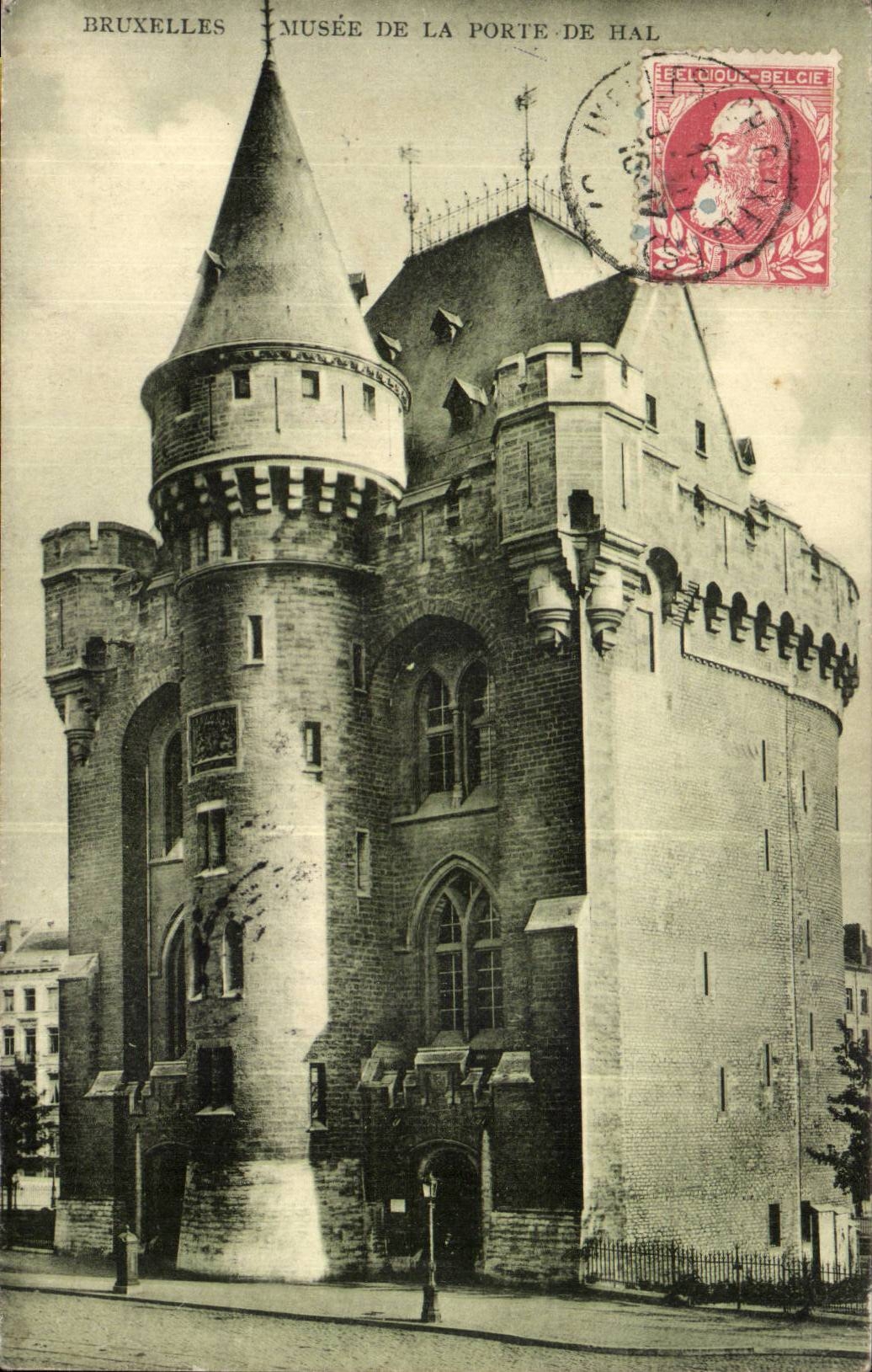 Belgie Belgium Brussels CPA Museum of the door of Hall