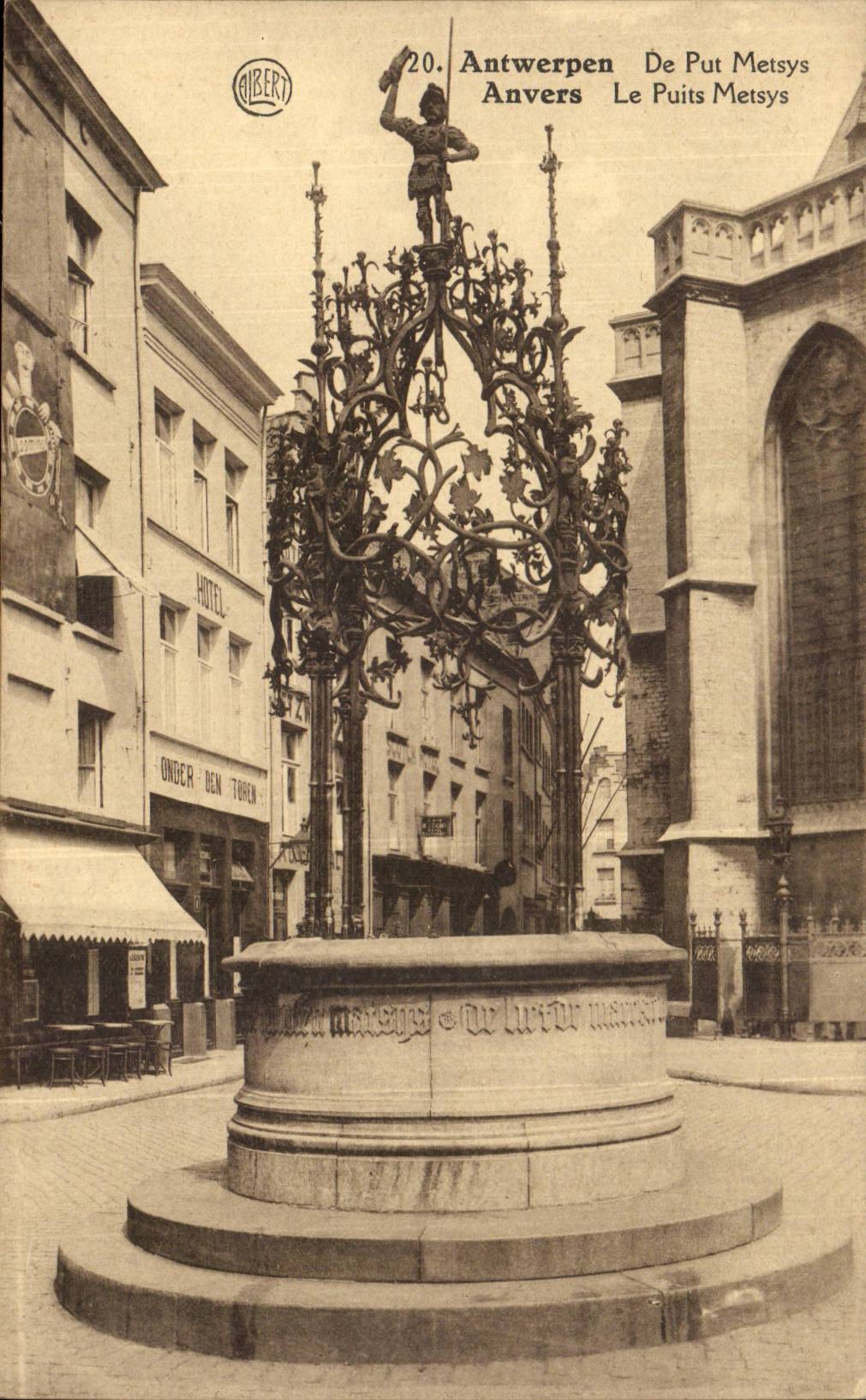 Belgie Belgium Antwerp CPA Of Could Metsys the well