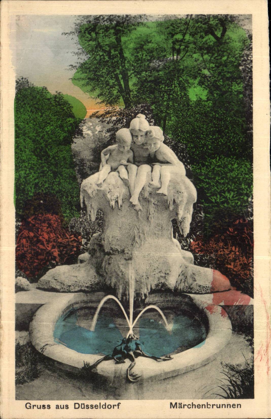 Germany CPA Dusseldorf Gruss aus Dusseldorf