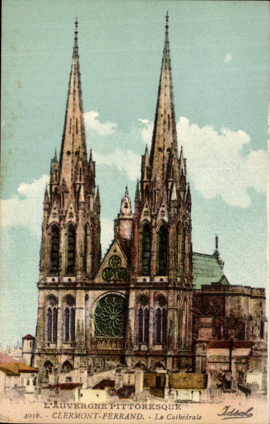 Clermont-ferrand CPA die Kathedrale