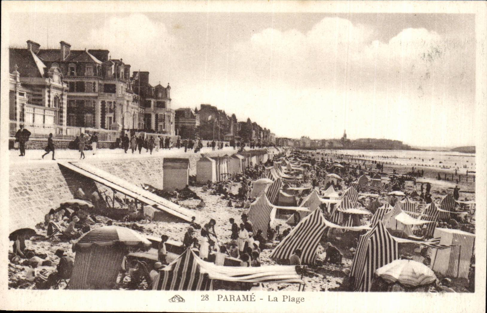 Parame CPA La plage
