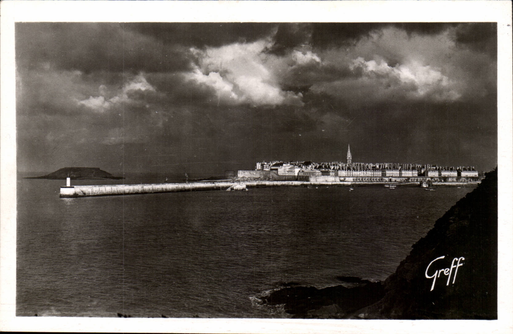 Saint Malo CPA Vue generale
