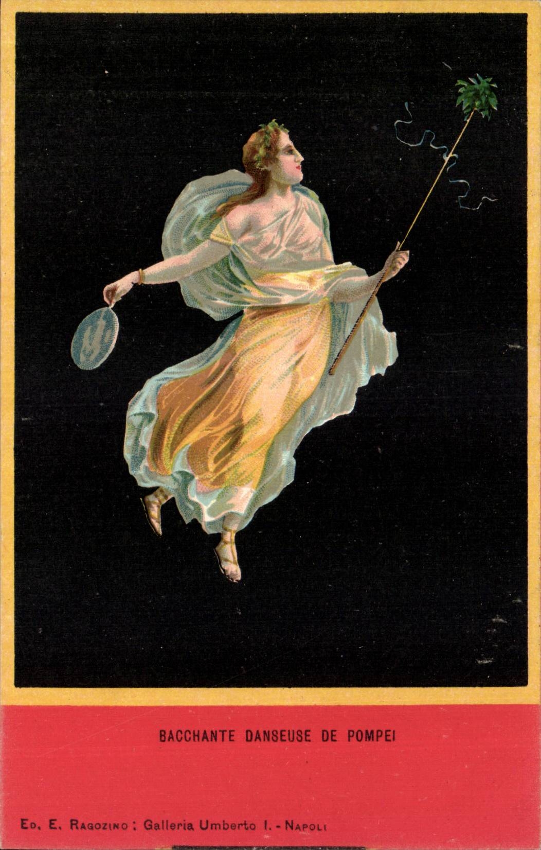 Italienitalien Torino CPA Bacchante-Tanzer von Pompeji