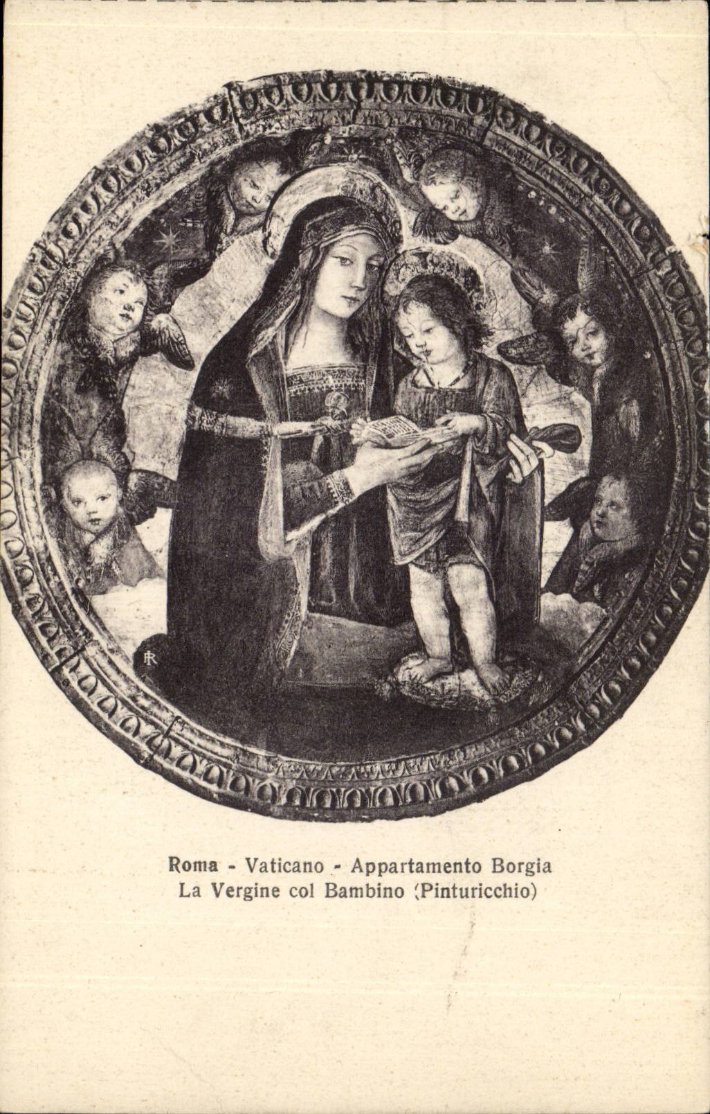Kragen Bambino Italien-Italien Rom CPA Vaticano Appartamento Borgia Vergine (Pinturicchio)