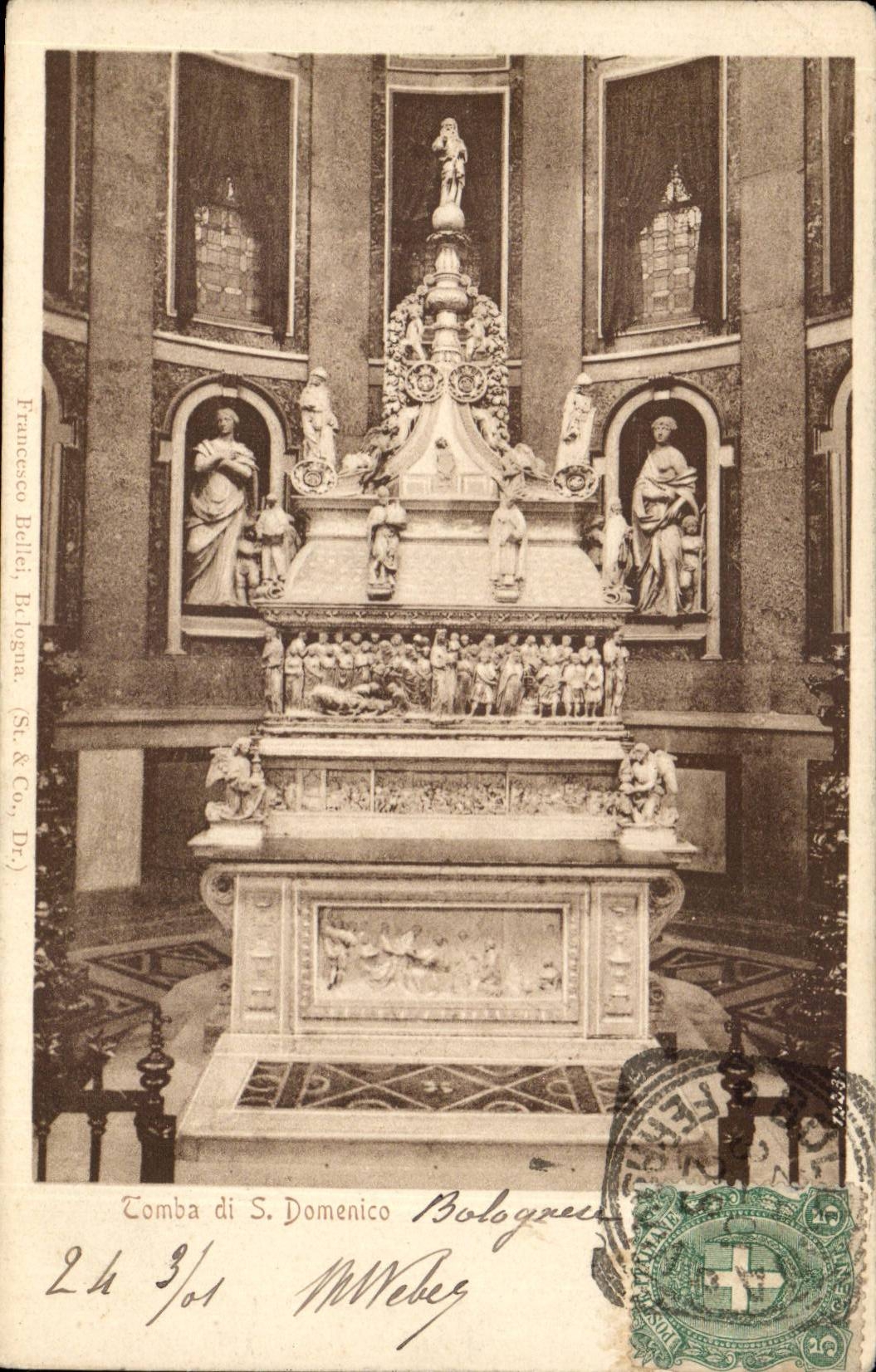 Italien Italien von Bolognese CPA fiel di S Domenico