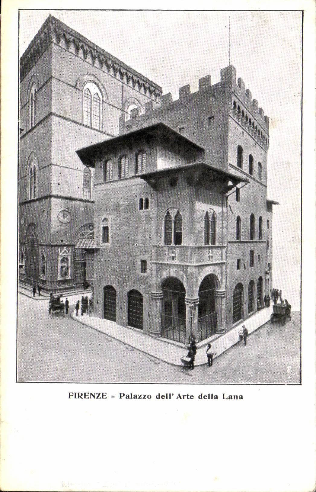 Italien Italien Firenze CPA Palazzo LED Arte della Lana