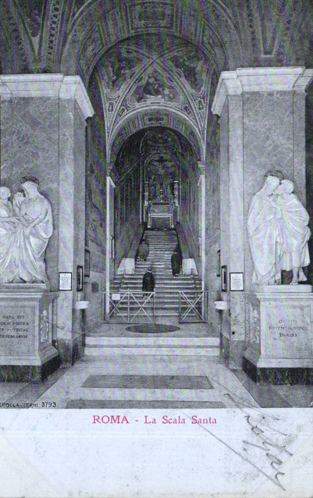 La Scala Italien-Italien Rom CPA Sankt