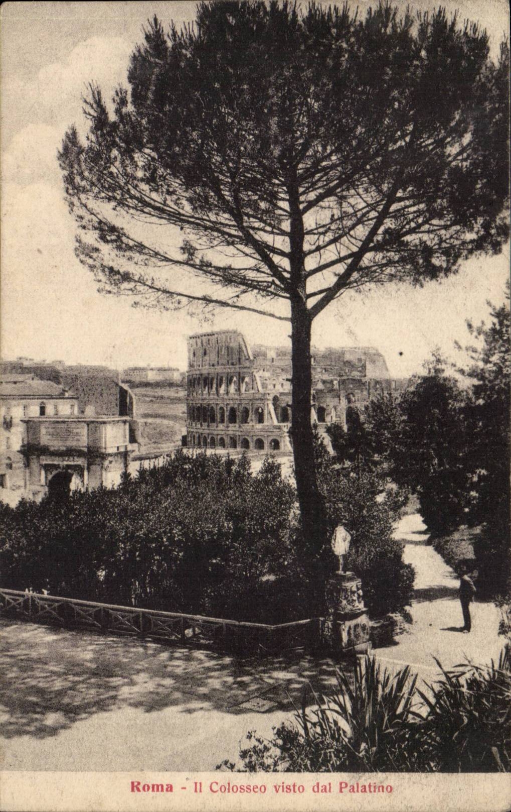 Italien Italien Rom CPA es Colosseo visto Dal Palatino