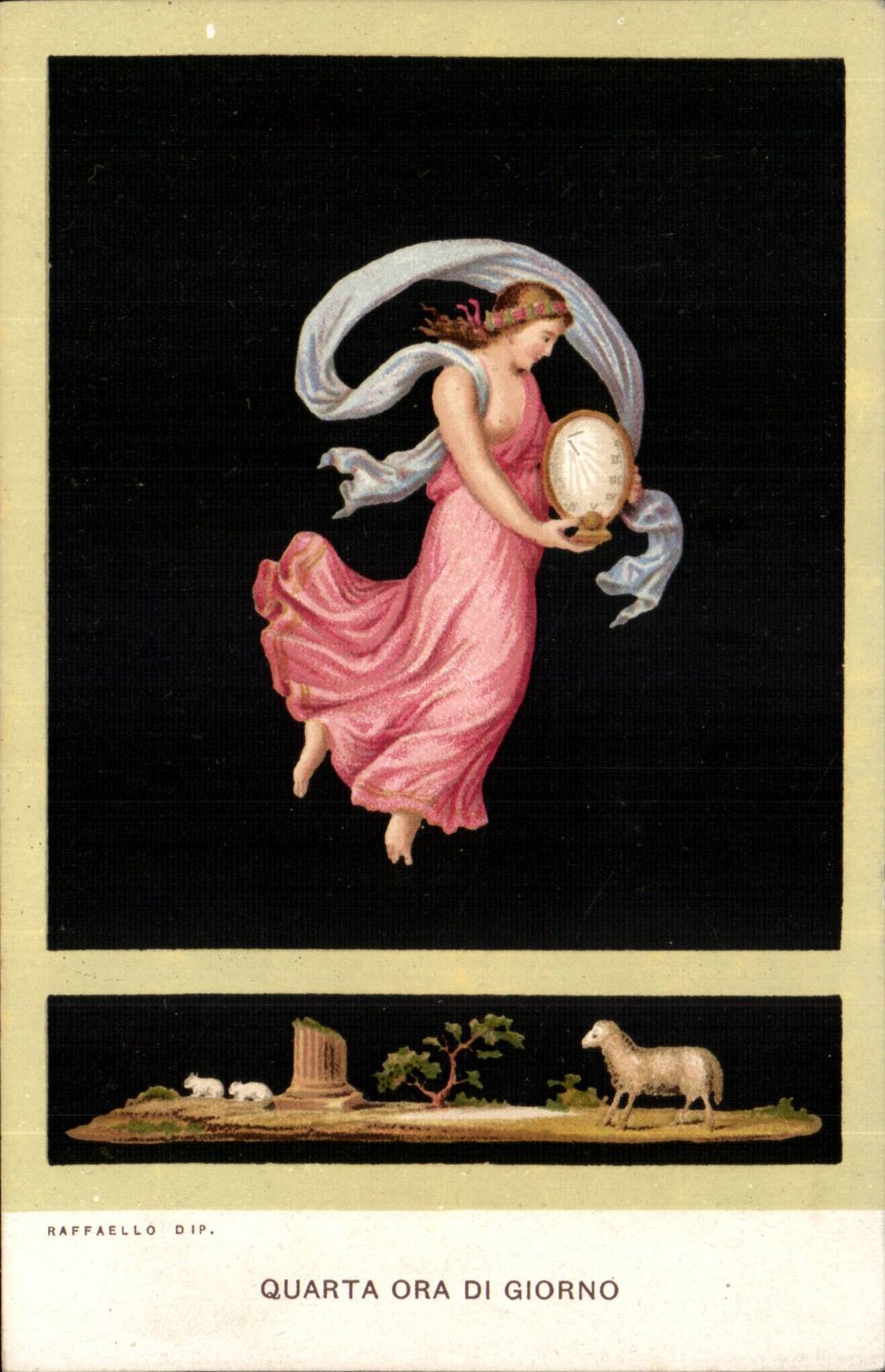 Italie Italia CPA Peinture Quarta Ora di Girono Raffaello