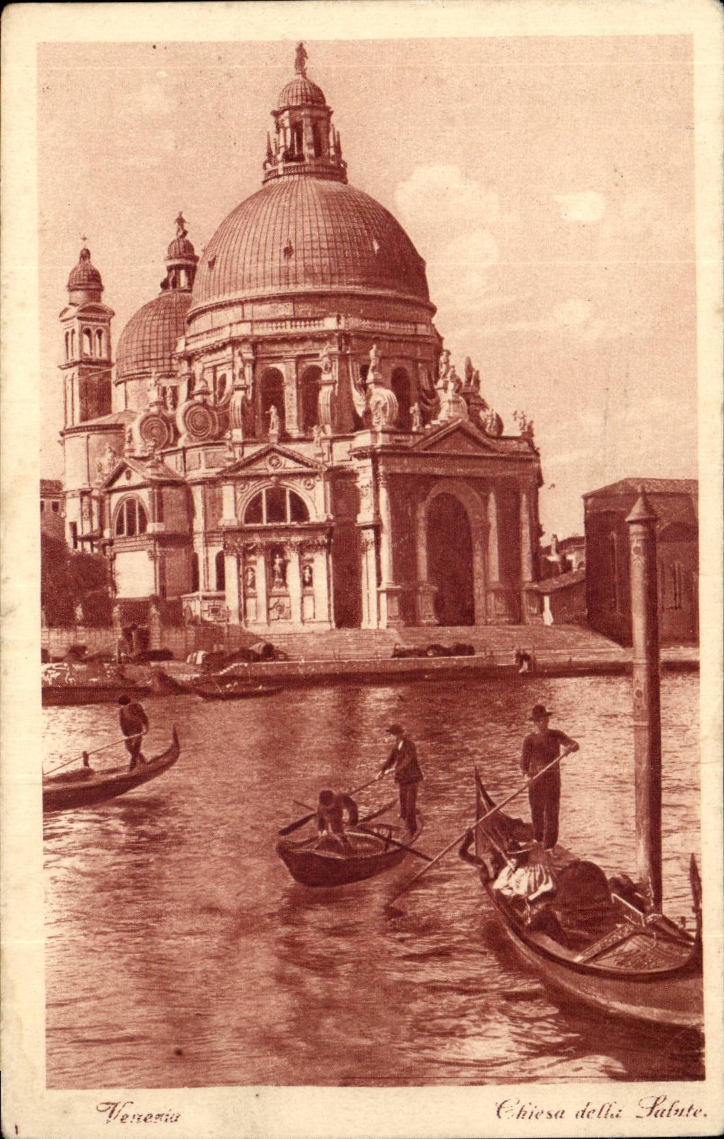 Italy Italia Venezia CPA Chiesa della Salute