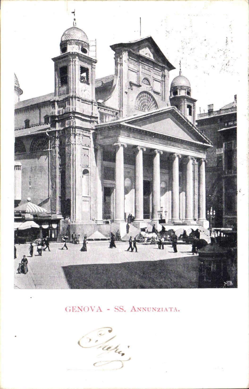 Italien Italien Genua CPA S Annunziata
