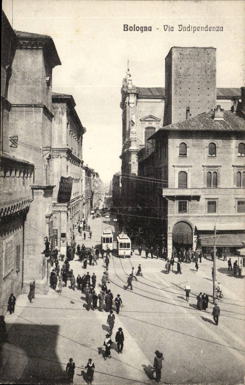 Bologna CPA Italien-Italien uber Indipendenza