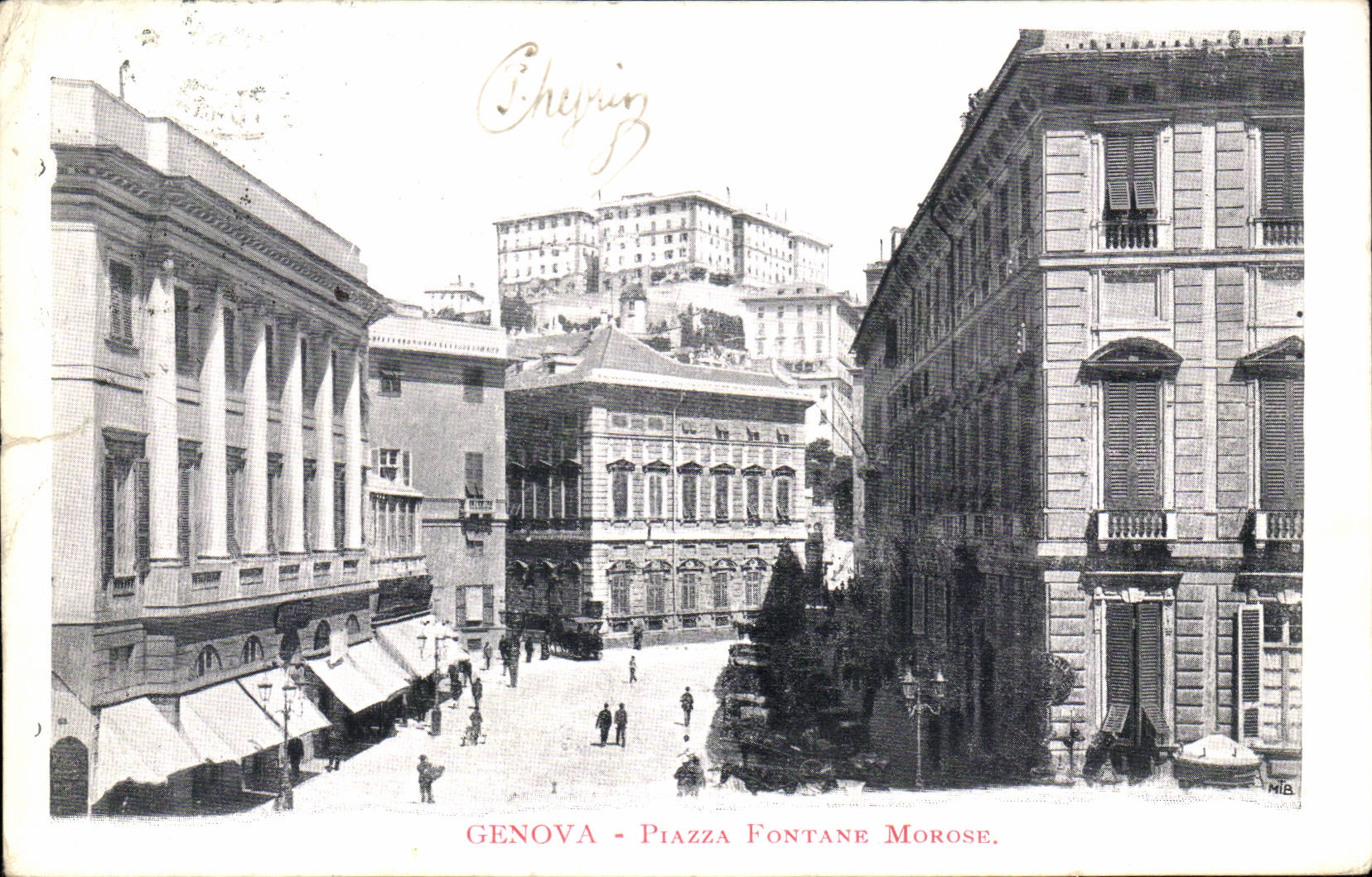Italy - Italia - Genova - Genoa - Morose Piazza Fontane - CPA