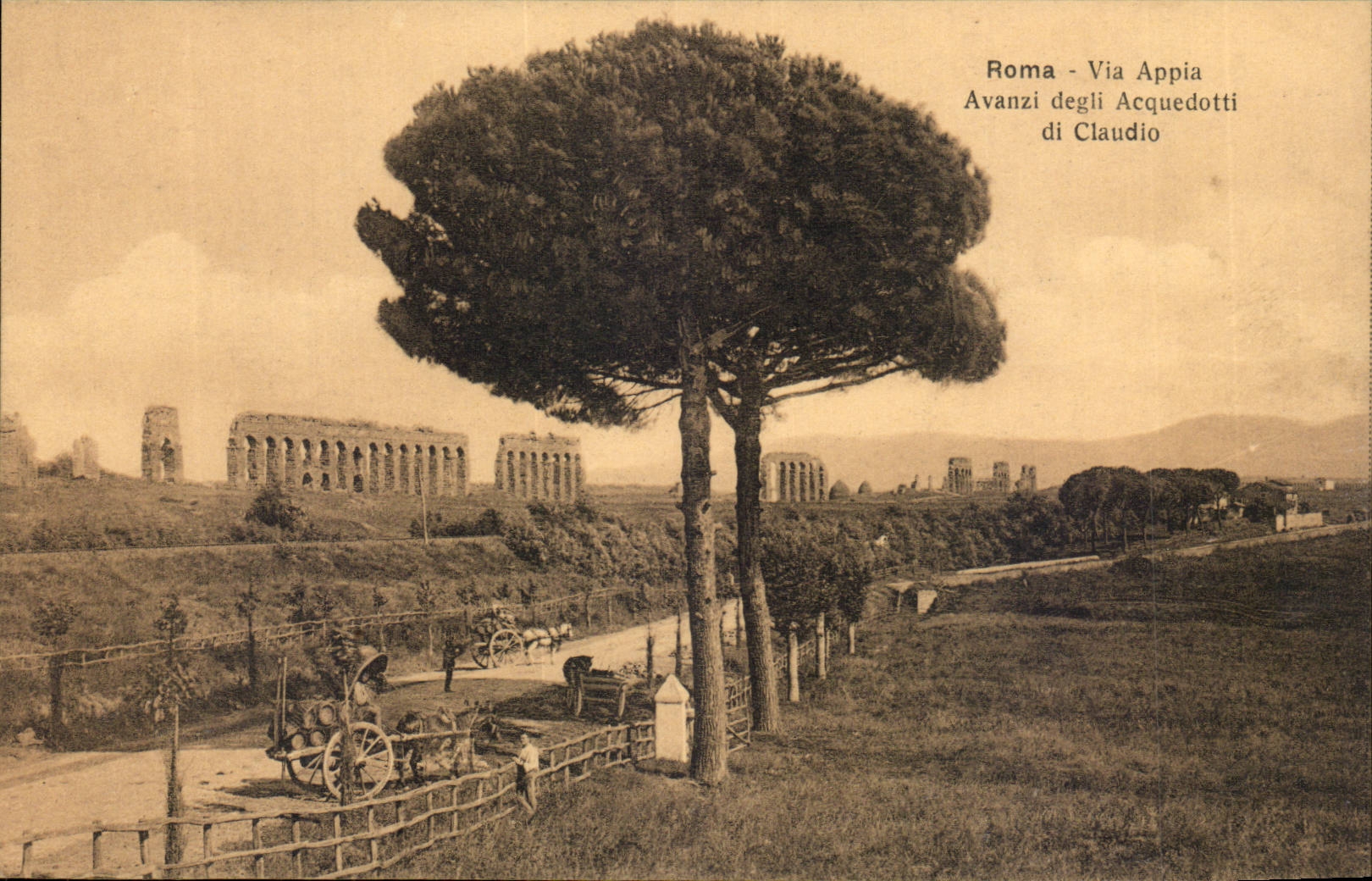 Italien - Italien - Rom - Rom - uber Appia Avanzi degli Acquedotti di Claudio CPA