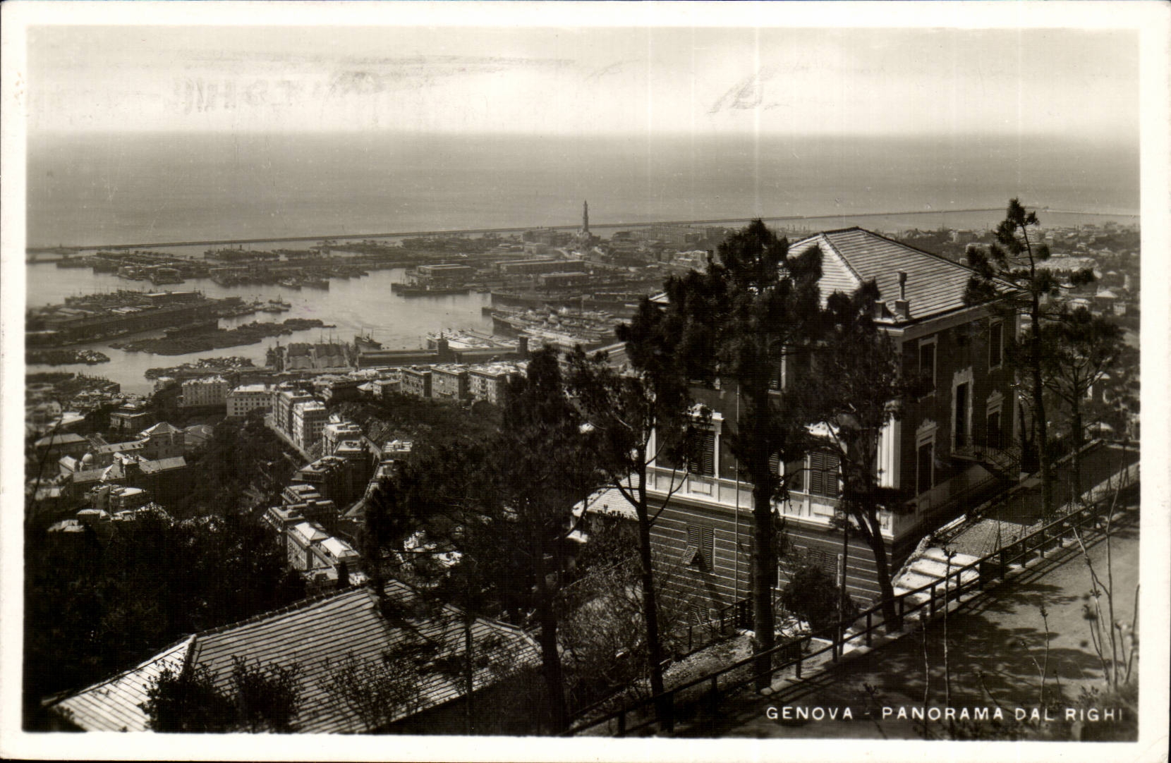 Panoramadal Righi Italien-Italien Genua