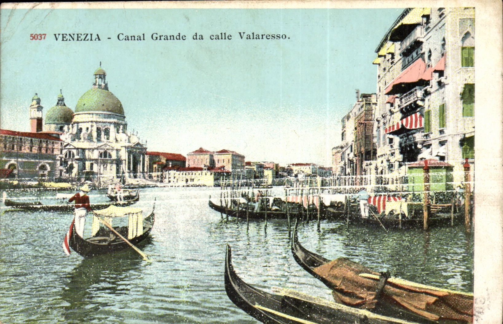 Italy Italia Venezia CPA Canal large da fixes Valaresso