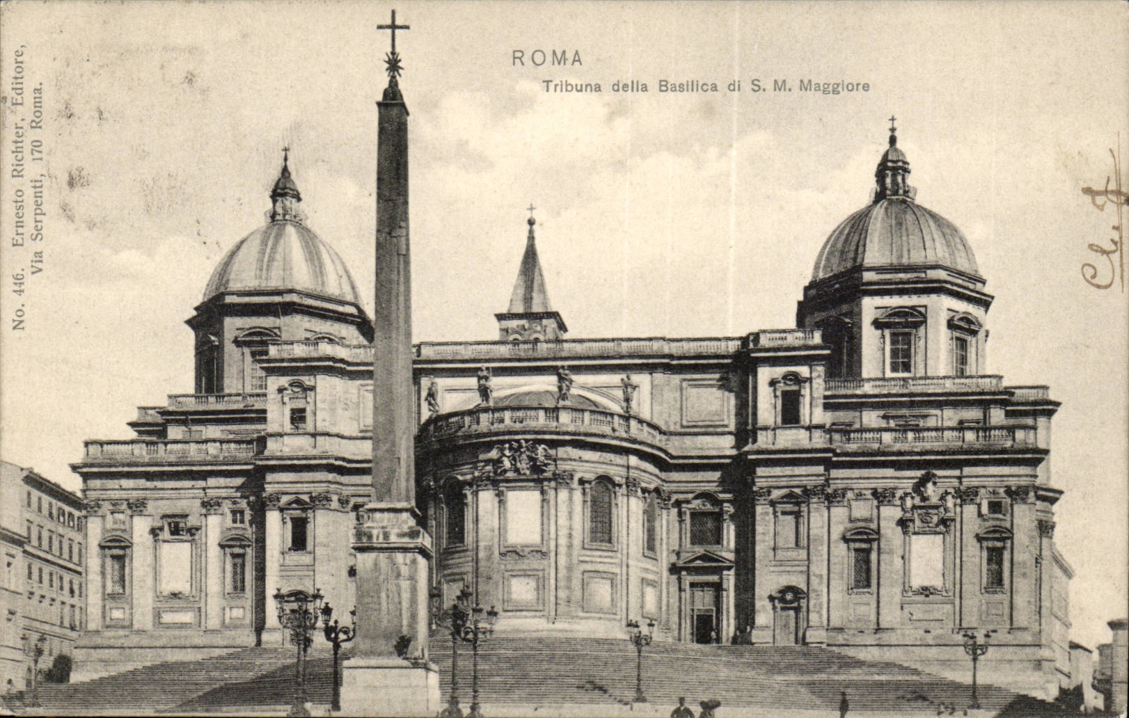 talie Italien Rom CPA TRibuna della Basilica di S Herr Maggiore