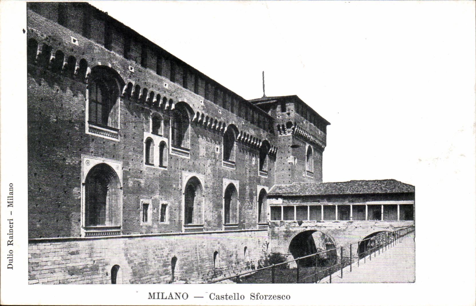 Italy Italia Milano CPA Castello Sforzesco