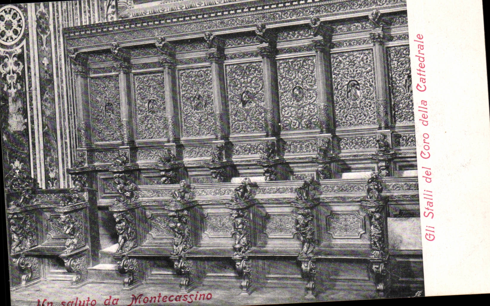 Italy Italia Montecassino CPA a saluto