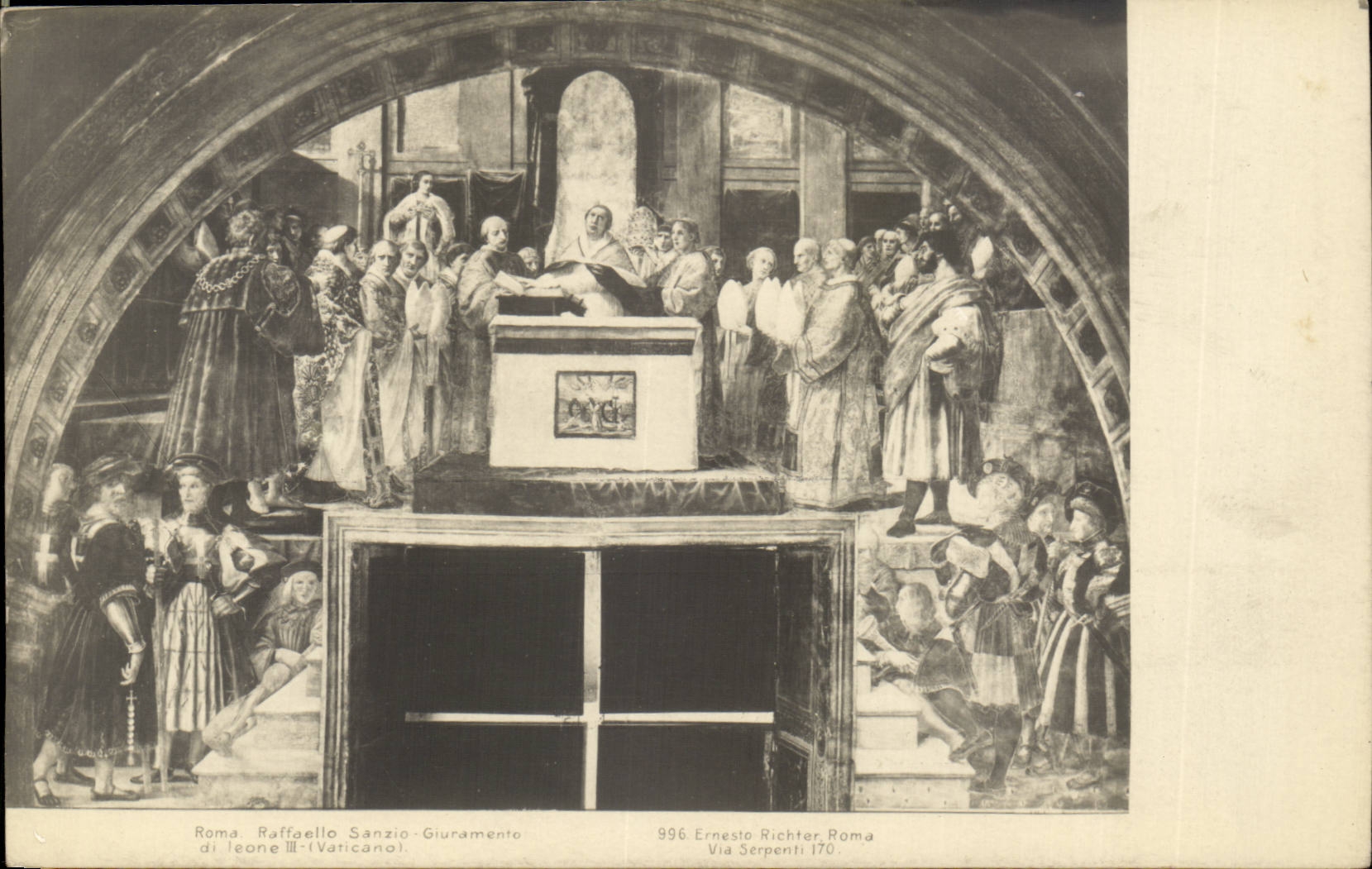 Italien Italien Rom CPA Raffaello Sanzio Giuramento di Leone (Vaticano)