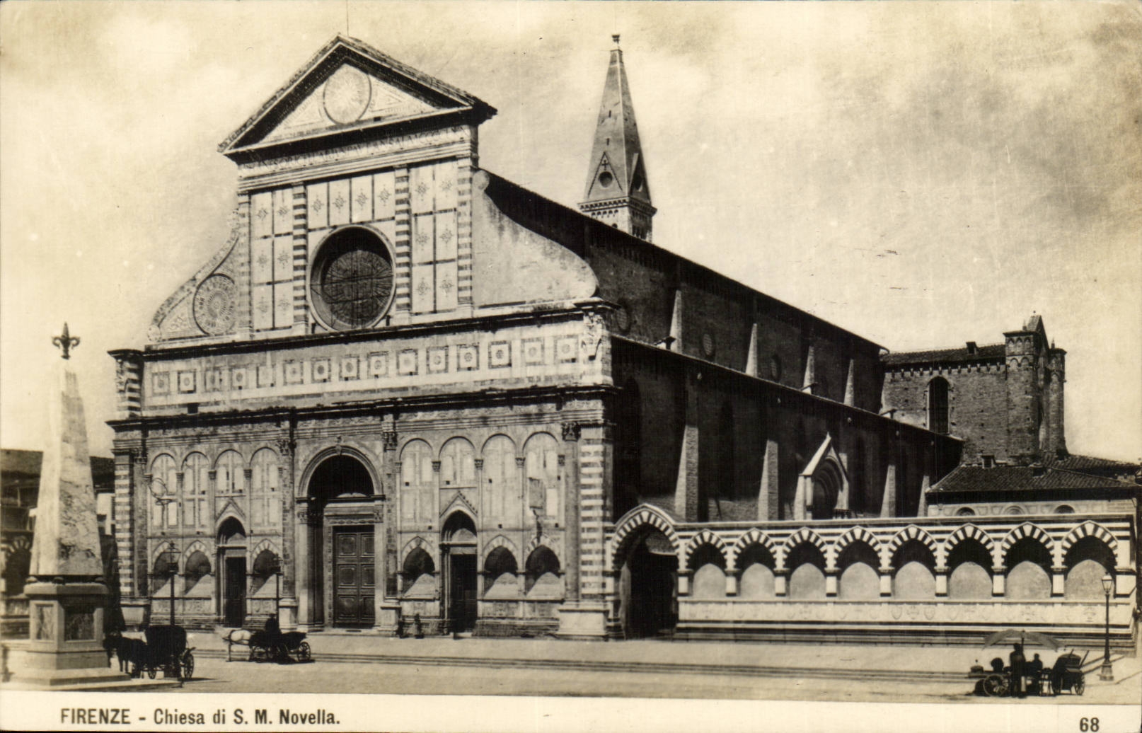Italy italia Firenze CPA Chiesa di S Mr Novella