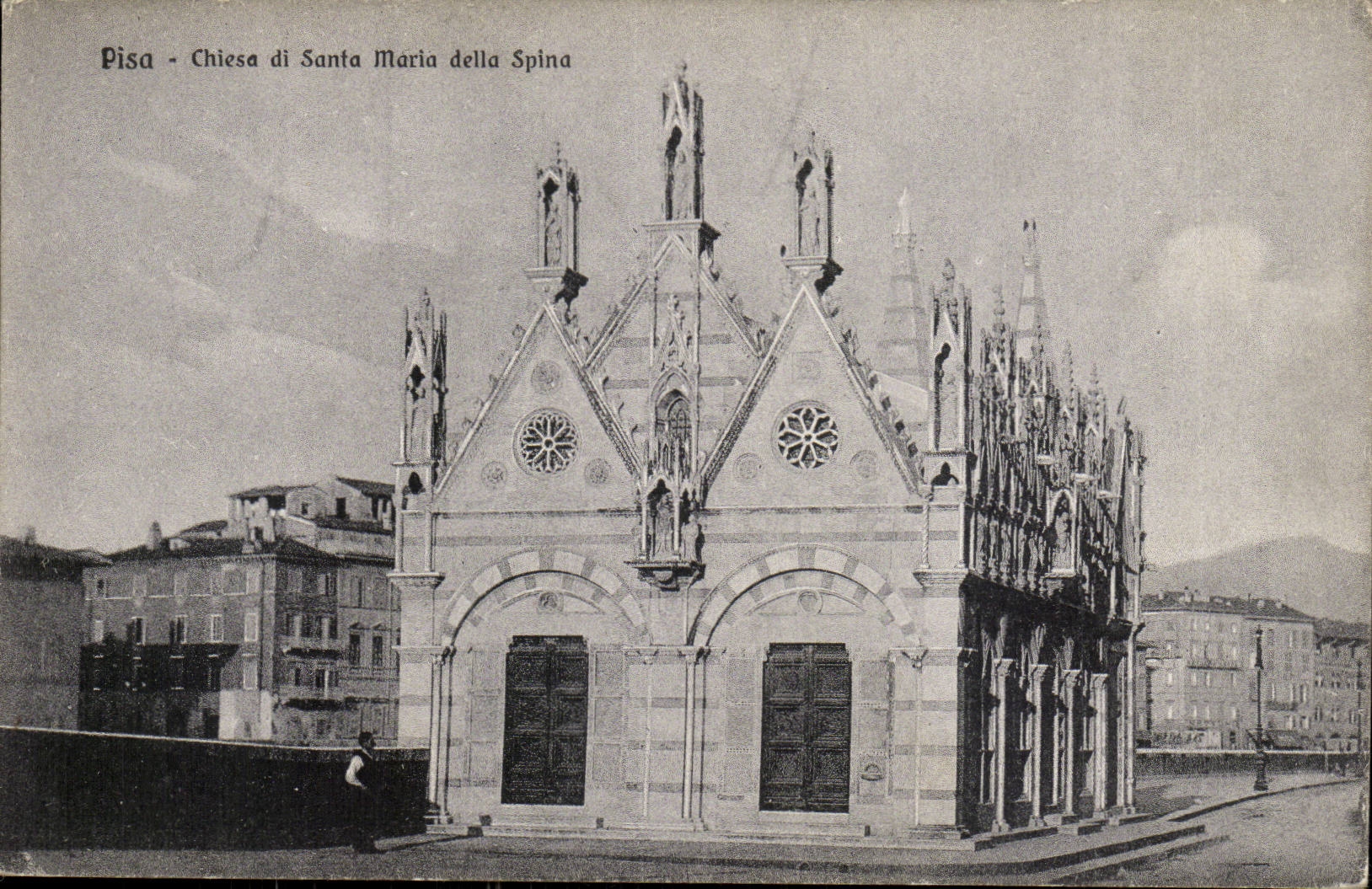 Italy italia Rammed CPA Chiesa di SAnta Maria della Spina