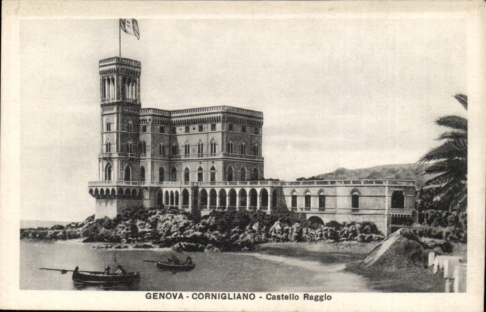 Italy Italia Genova CPA Cornigliano Castello Raggio