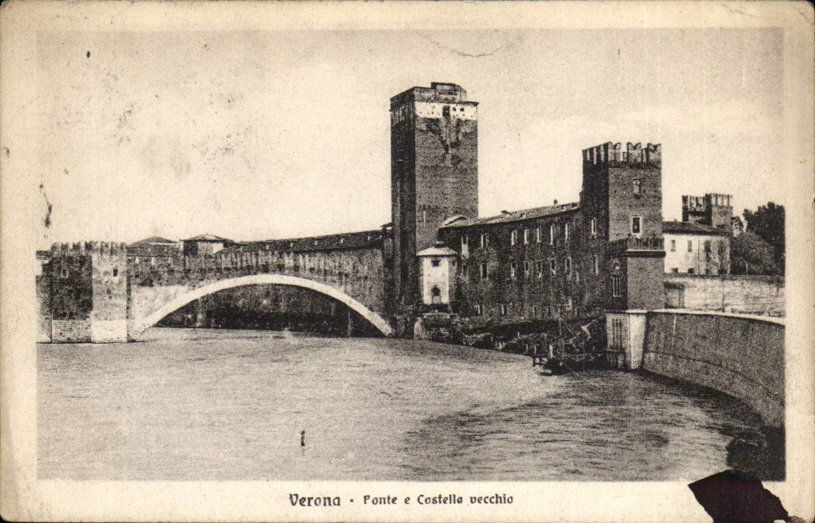 Italy Italia Verona CPA Big shot E Costella vecchio