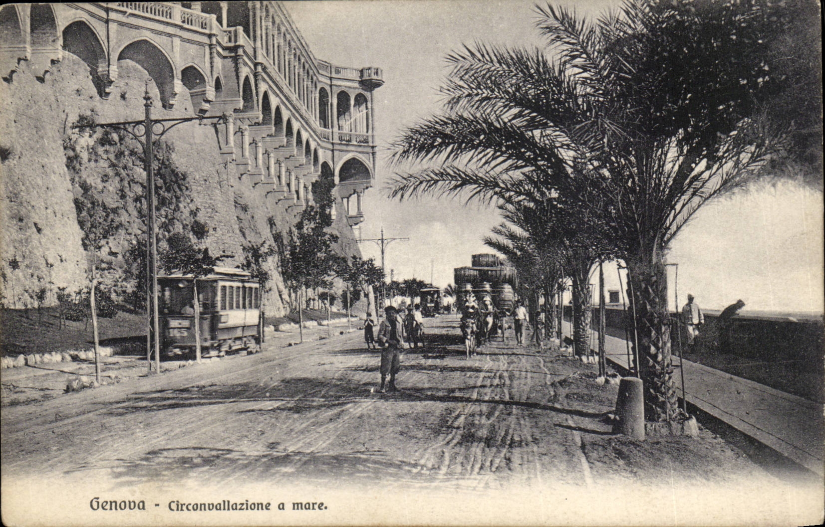 Italy Italia GEnova CPA Circonvallazione has marer