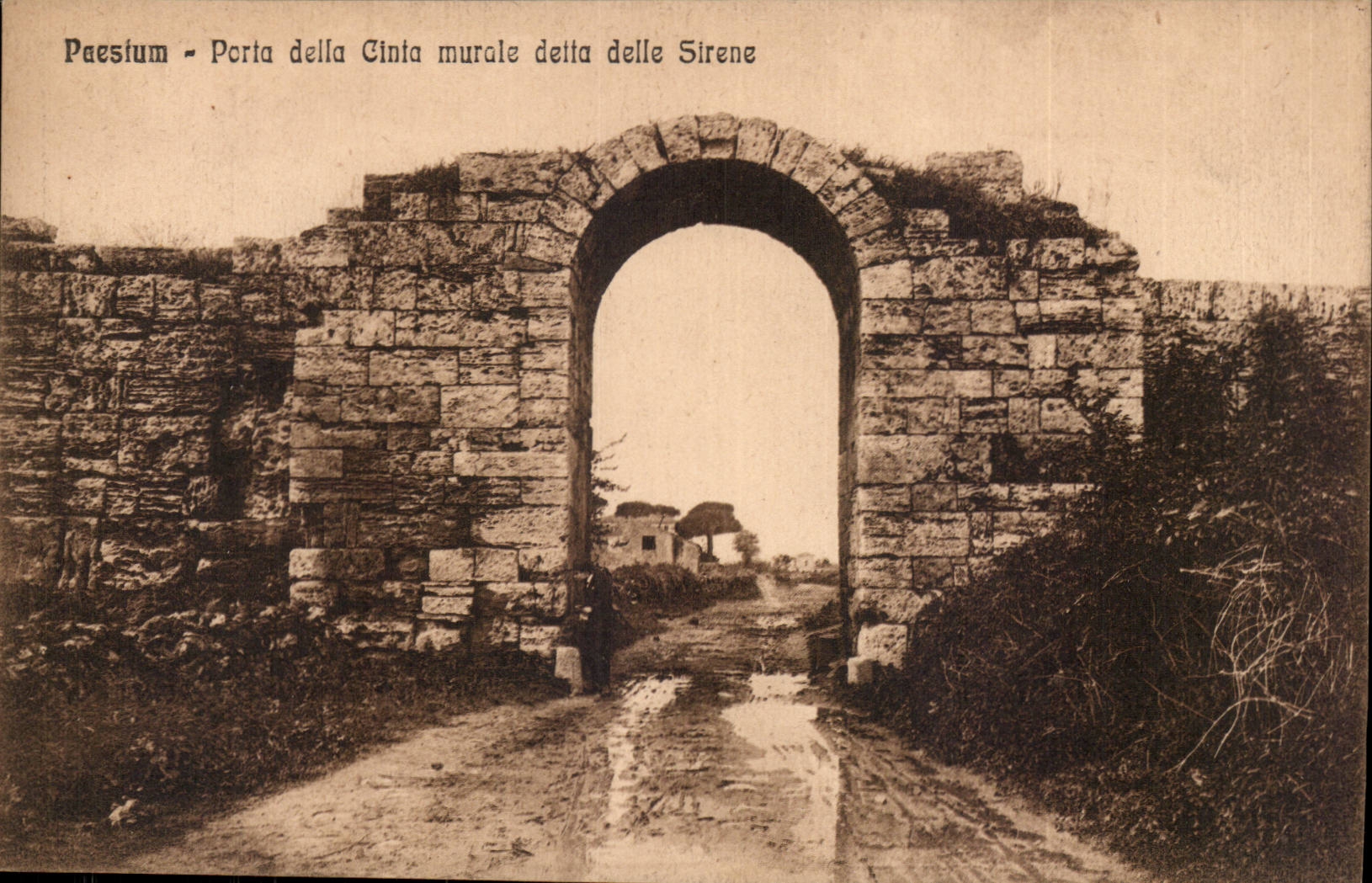 Italy Italia Paesdium CPA Carried della Cinta mural detta delle Sirene