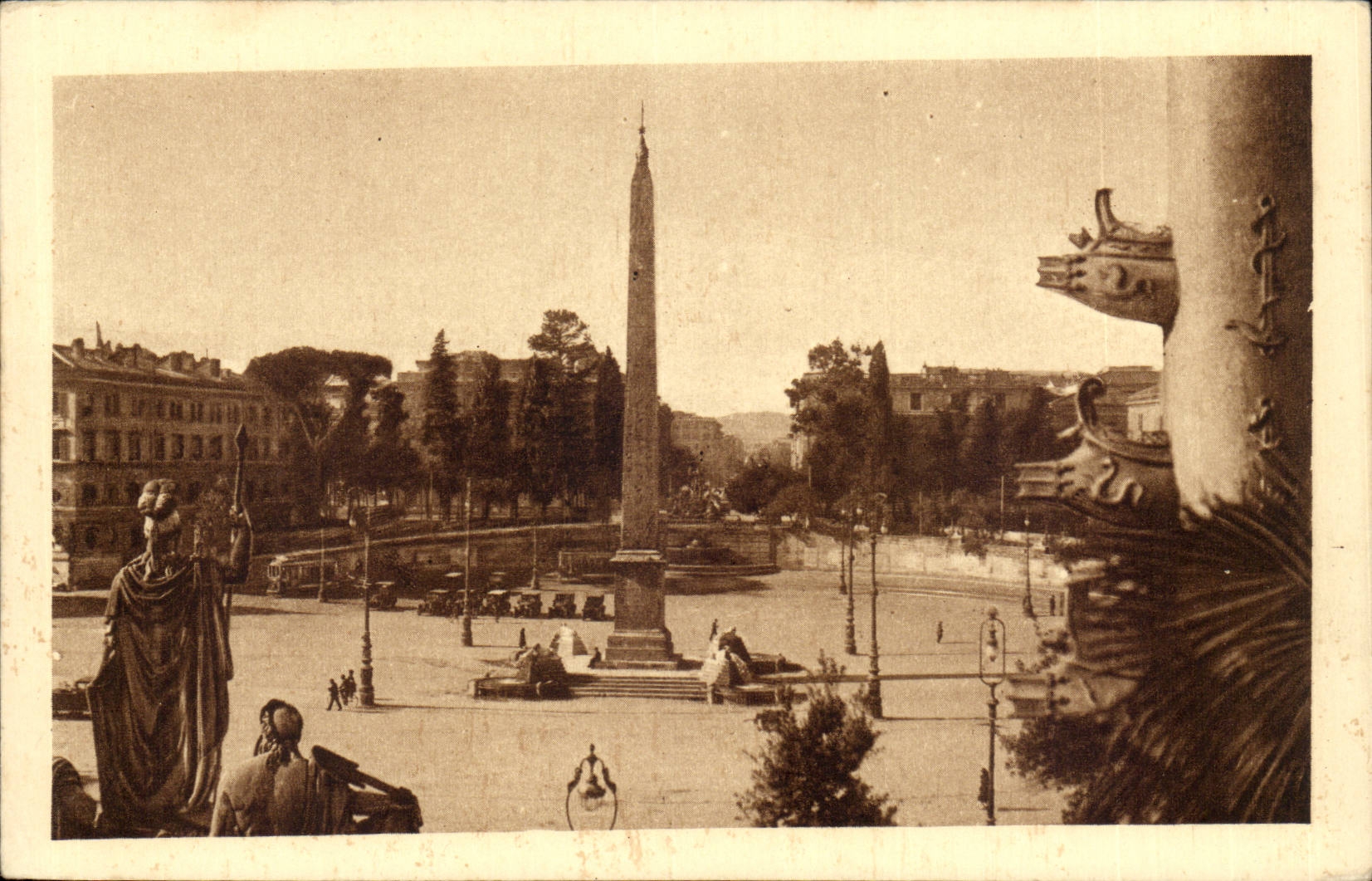 Italien Italien Rom CPA Piazza Del Popolo