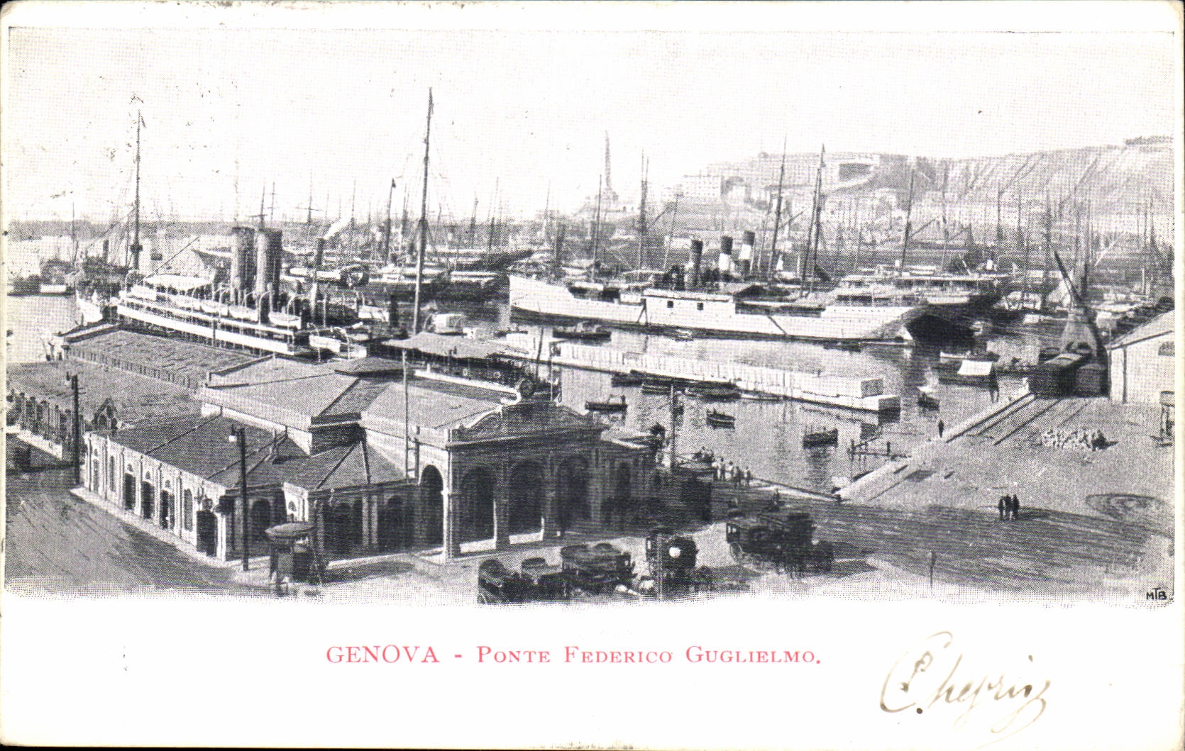 Italy - Italy - Genova - Genoa - Big shot Federico Guglielmo - CPA