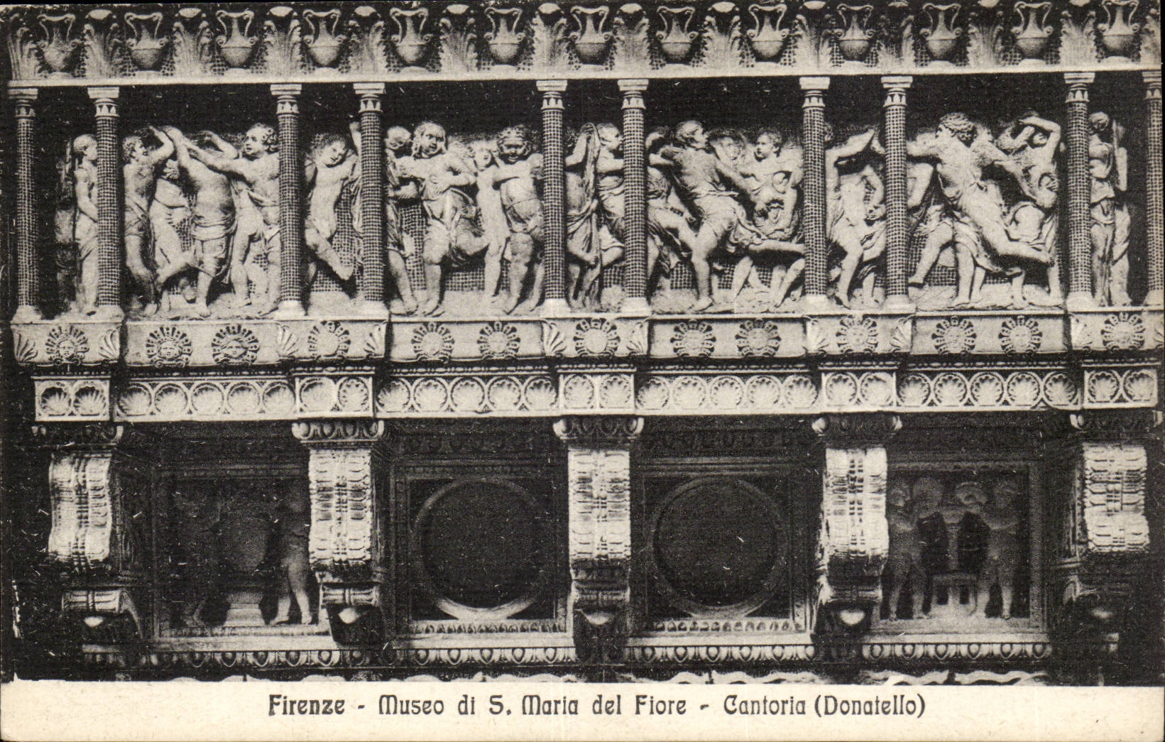 Italy - Italy - Toscana - Tuscany - Florence - Firenze Museo di S Maria LED Flora - Cantoria - Donatello - CPA