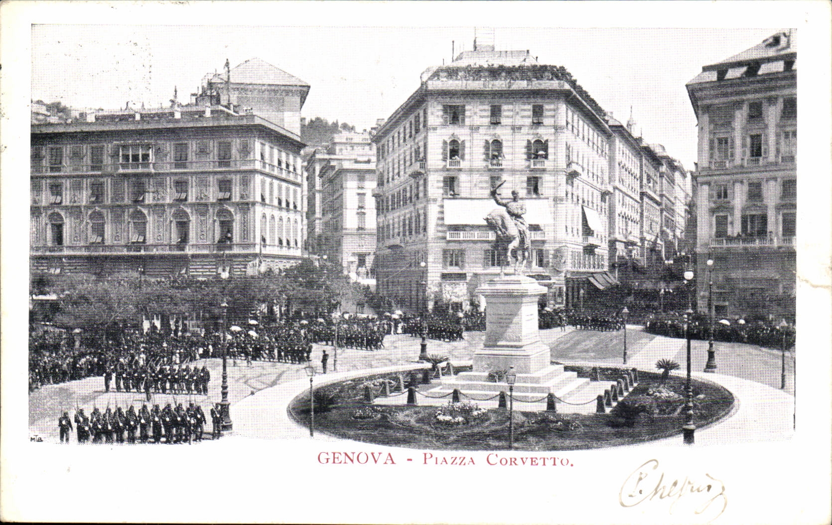 Italy - Italy - Genova - Genoa - Piazza Corvetto - CPA