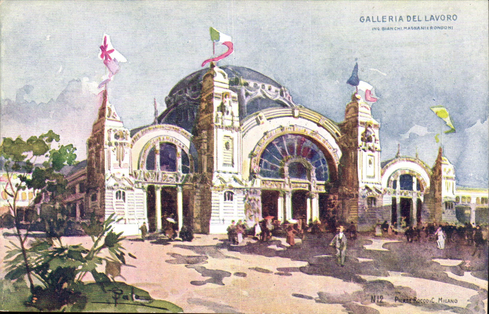 Italy - Italy - Lazio - Galleria del Lavoro - CPA