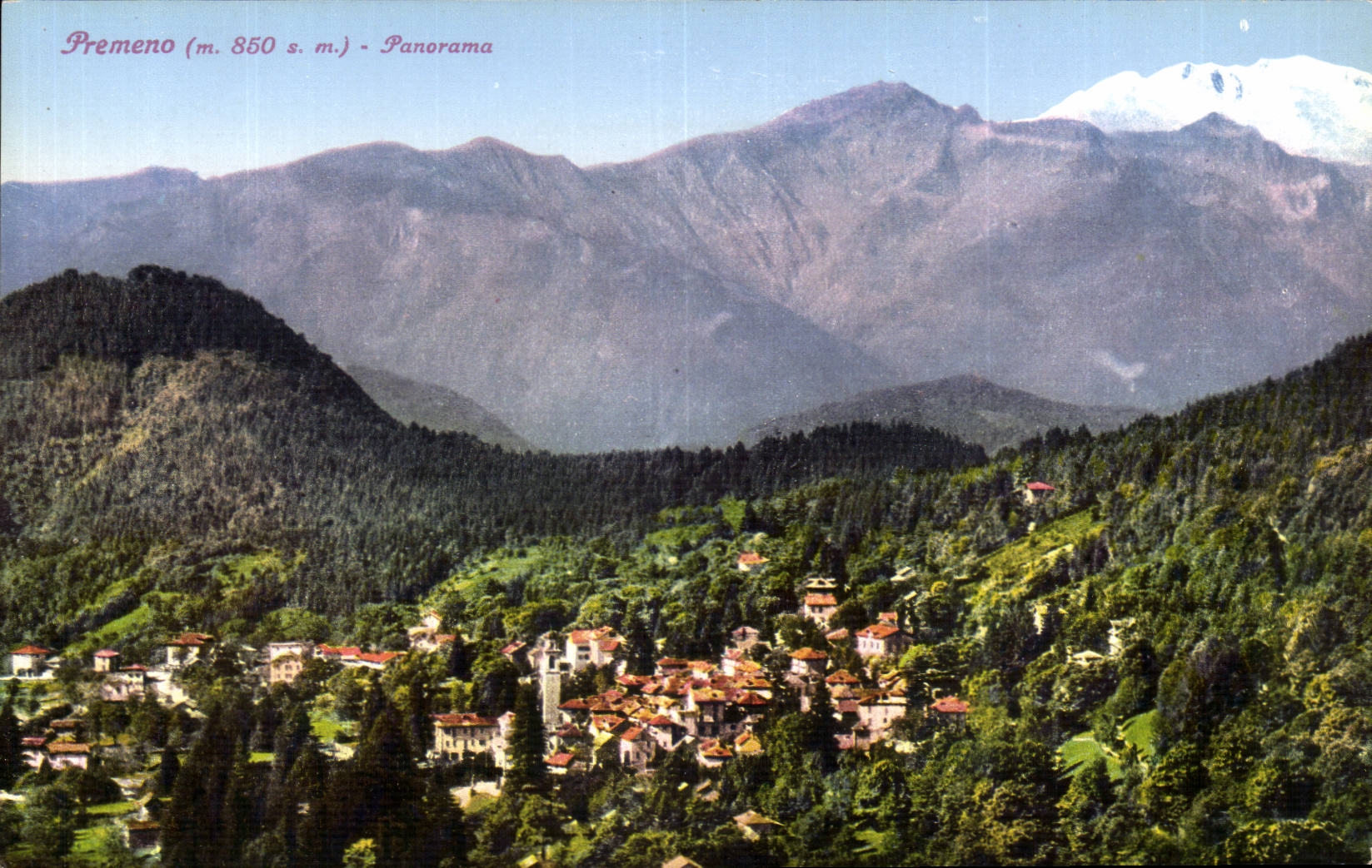CPA Italy Italia premeno Panorama