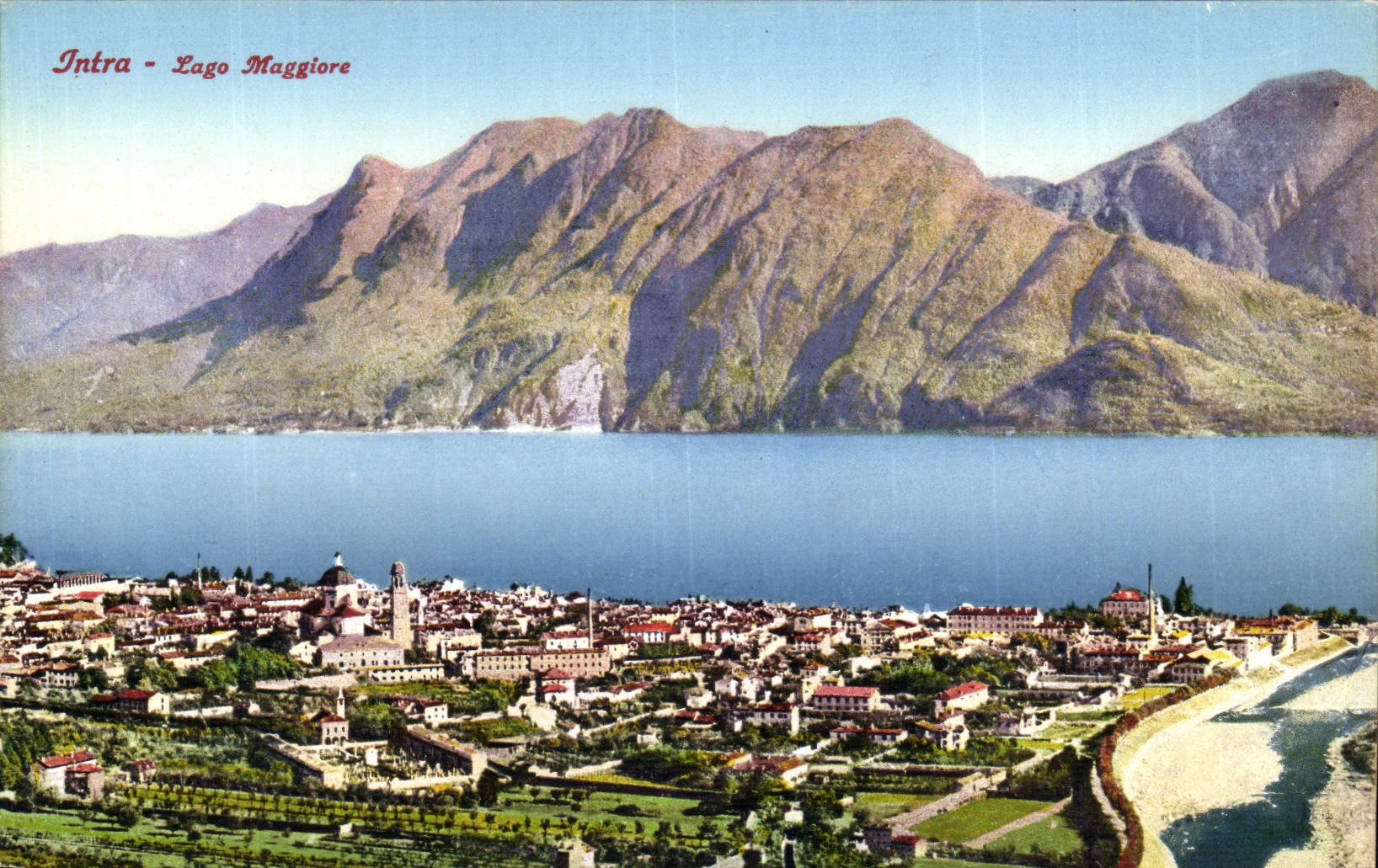 CPA Italy Italia Intra Lago maggiore