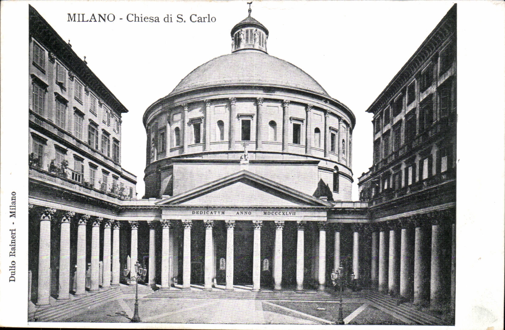 CPA Italy Italia Milano Chiesa di S Carlo