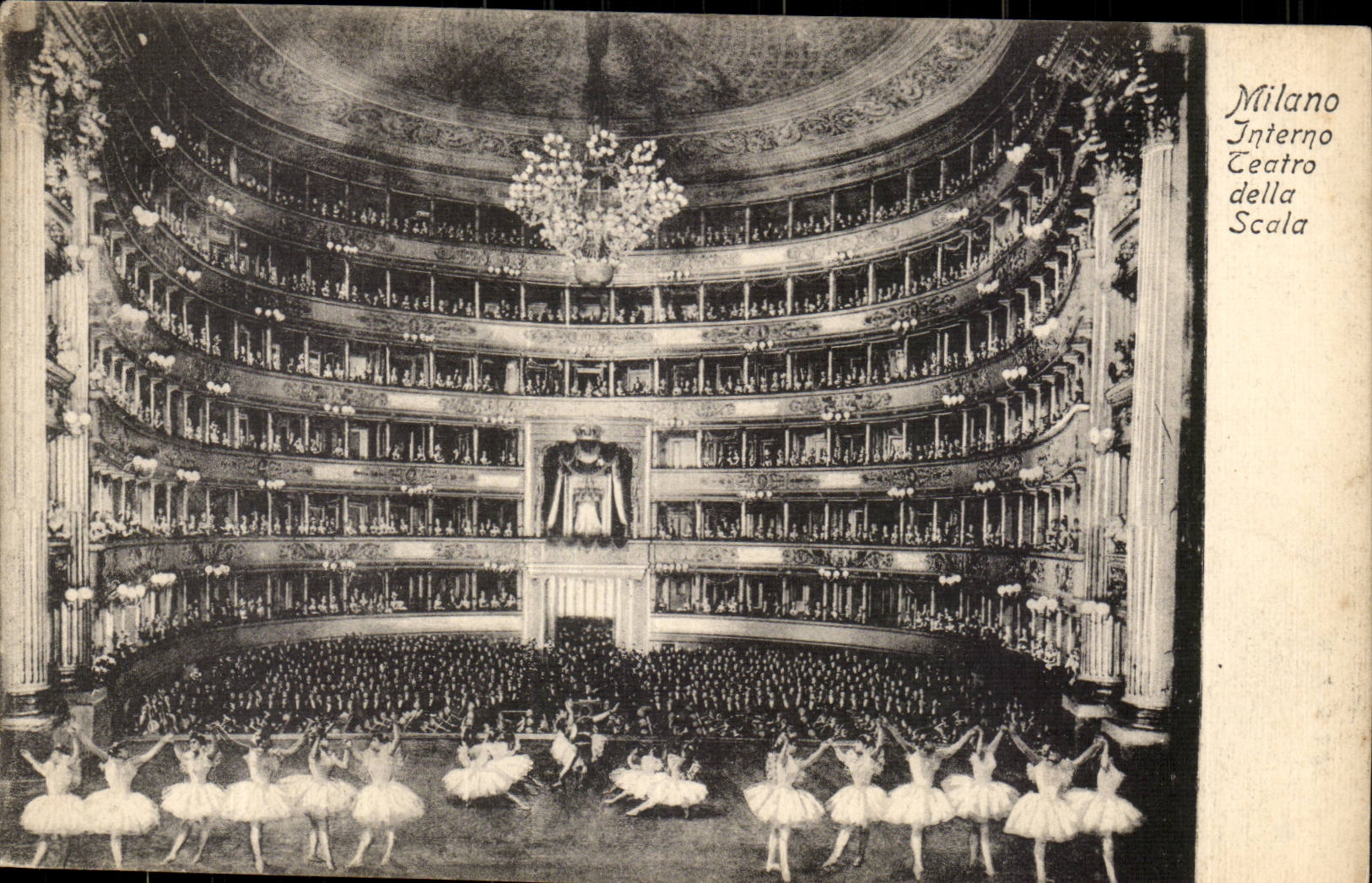 CPA Italy Italia Milano Interro Teattro della Scala (Opera)