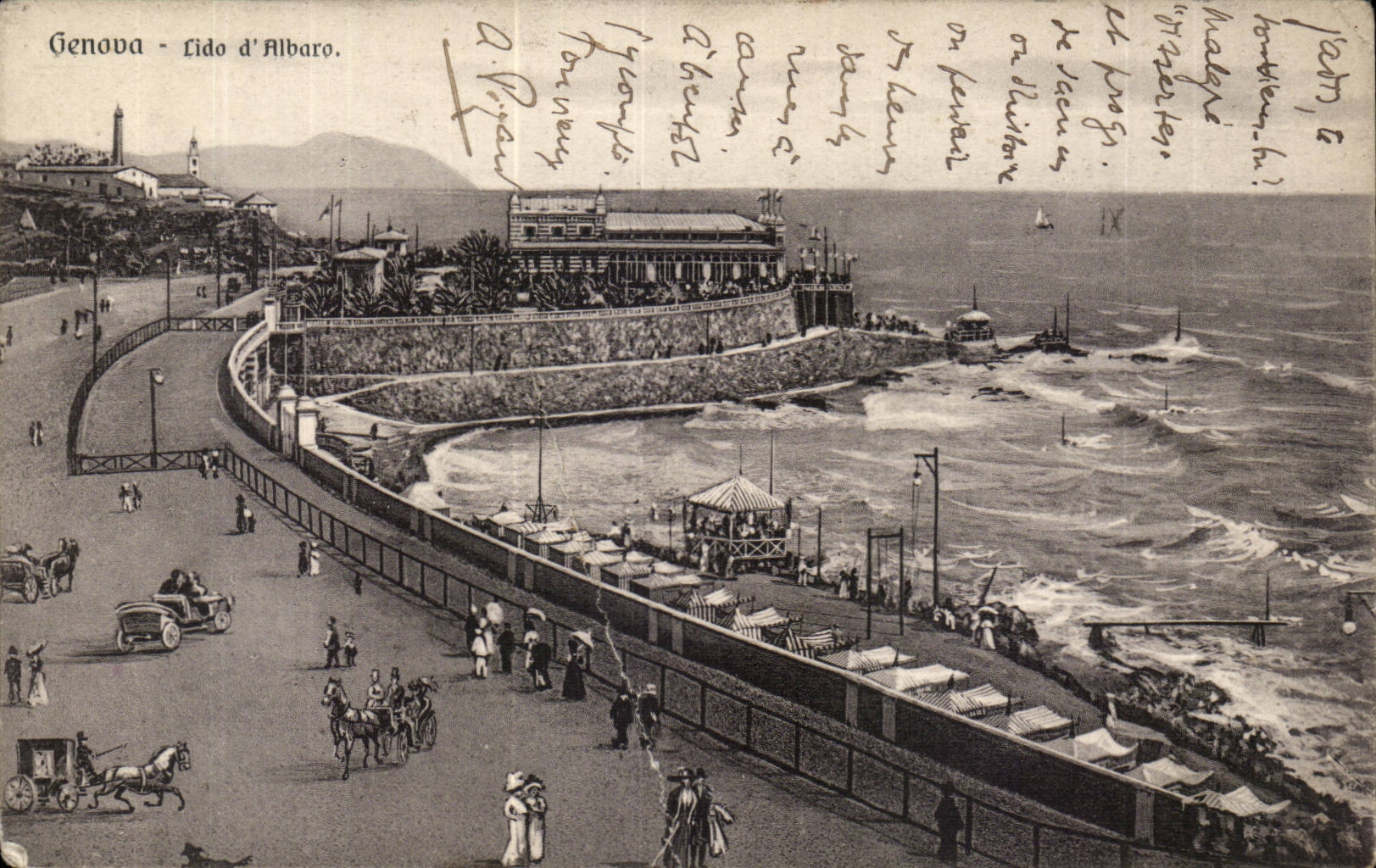 CPA Italy Italia Genova Lido d' Albaro