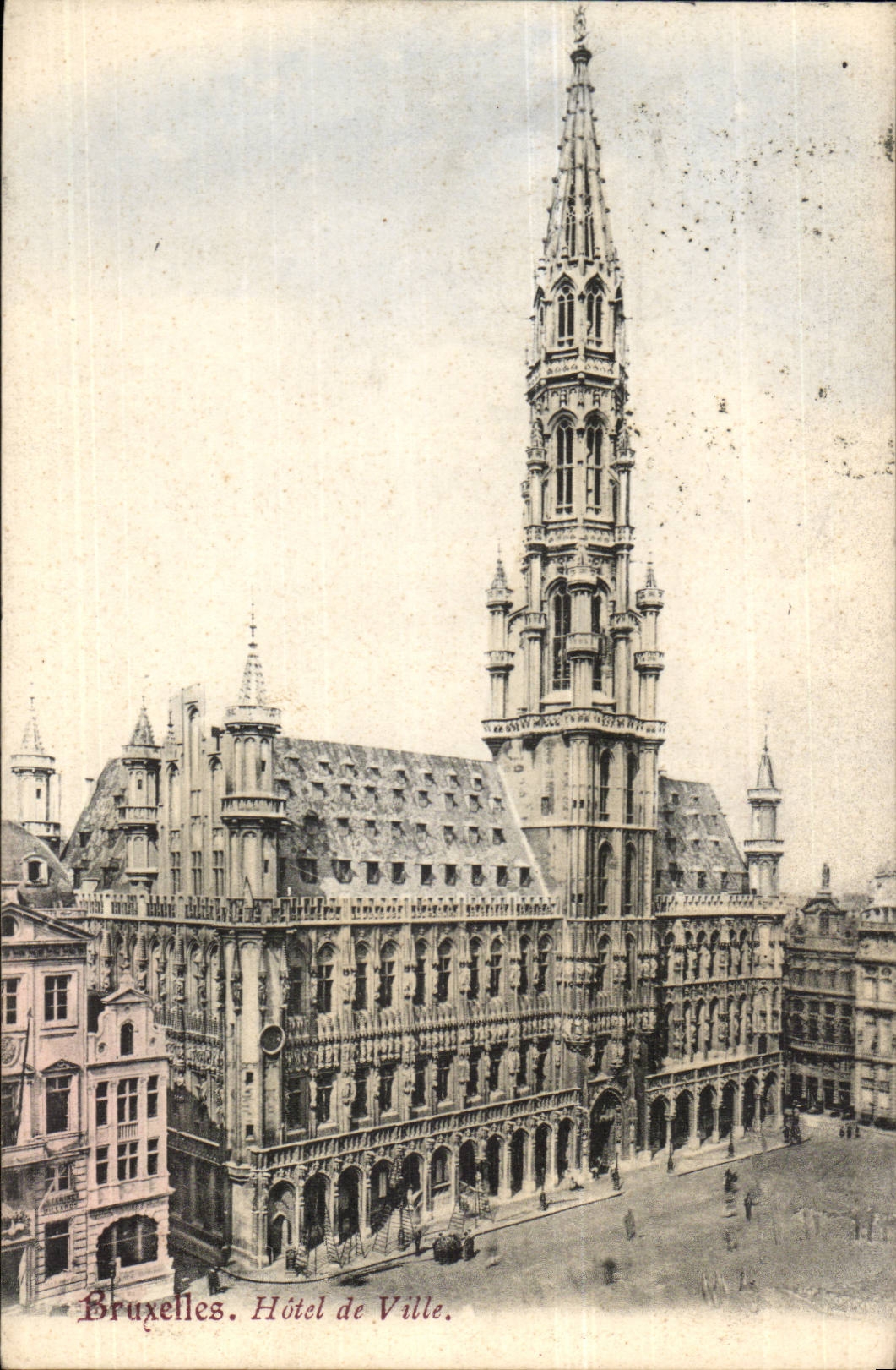 Belgie Belgium CPA Brussels Town hall