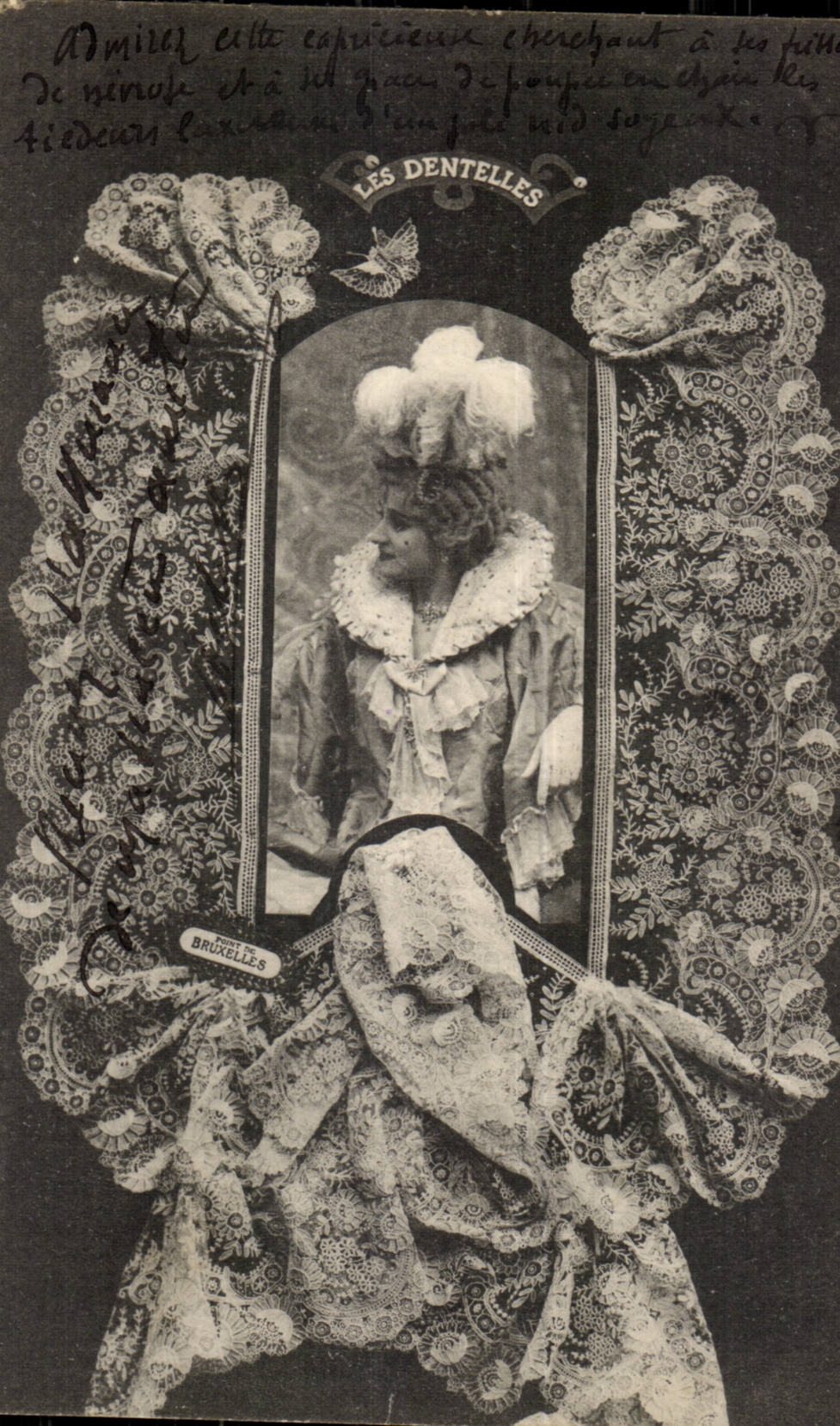 CPA Fantasy Woman Not of Brussels