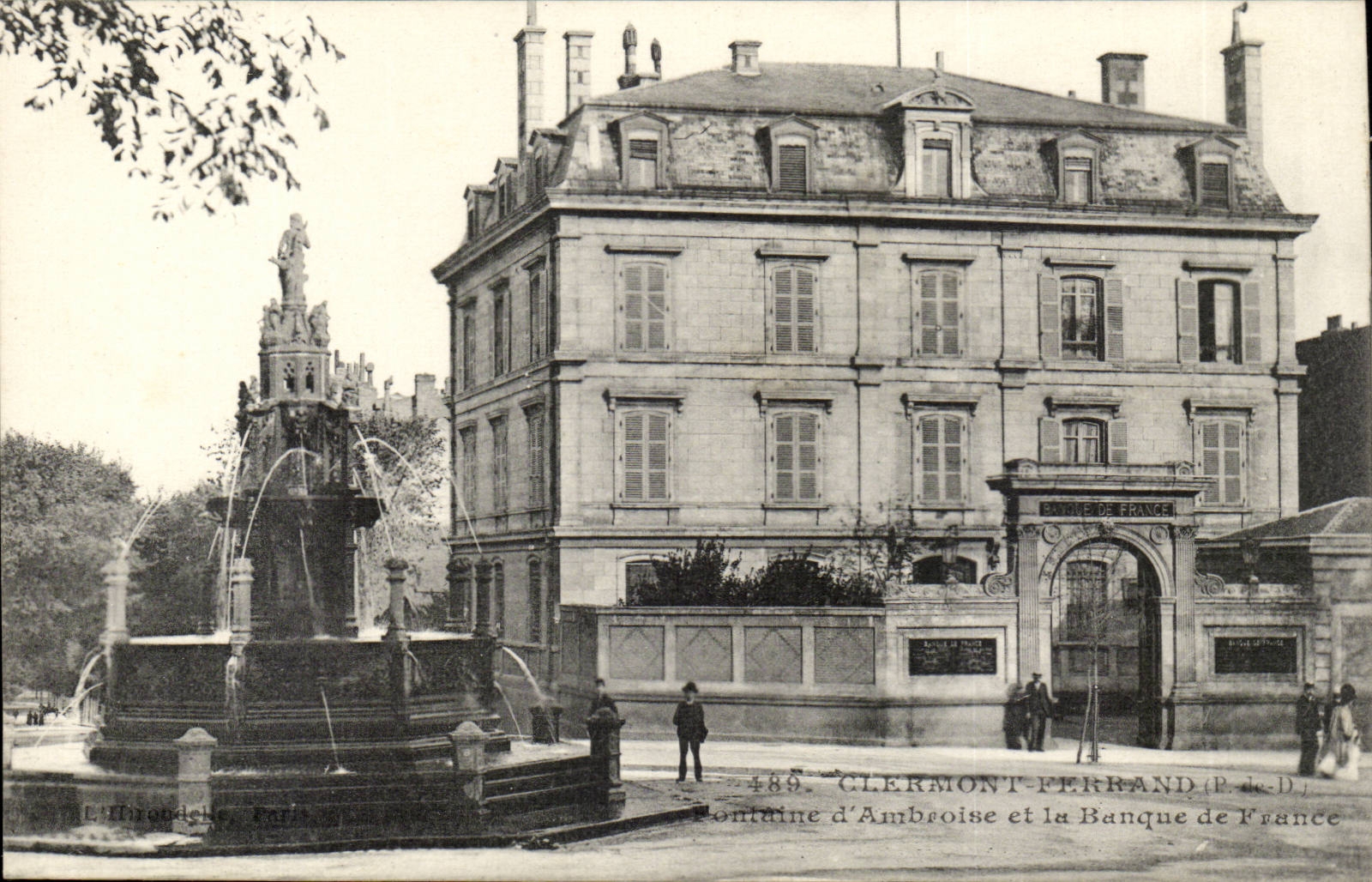 Brunnen Puyde Dome- Clermont-ferrand von Ambroise und von Banque de France--CPA