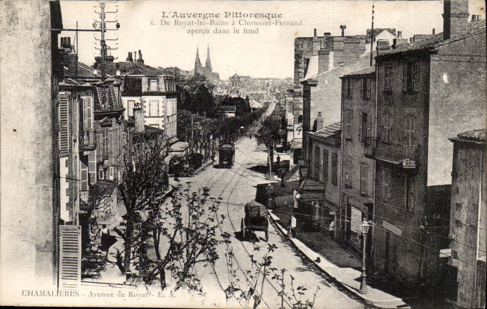 Puy de Dome- Chamaliers-Avenue of Royat- De Royat - the-baths has Clermont-Ferrand seen in the content--CPA