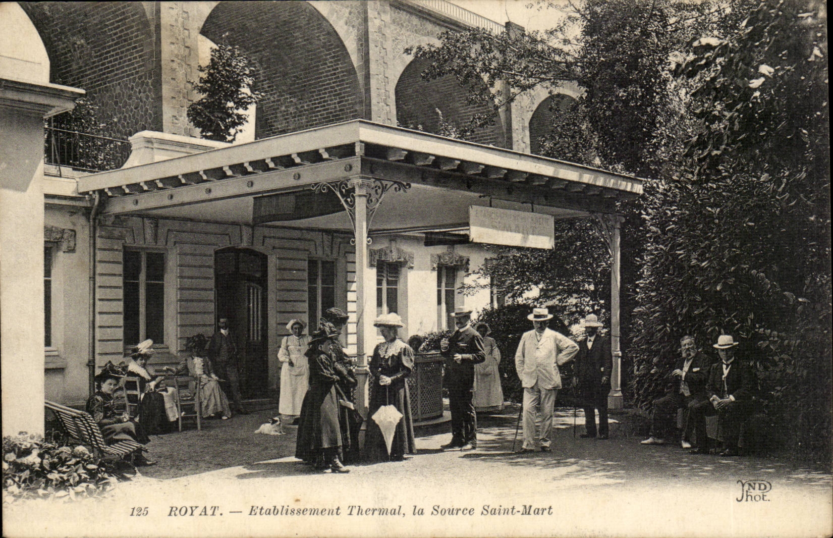 Puy de Dome- Royat-the-baths Hydropathic establishment it source Saint mart-CPA