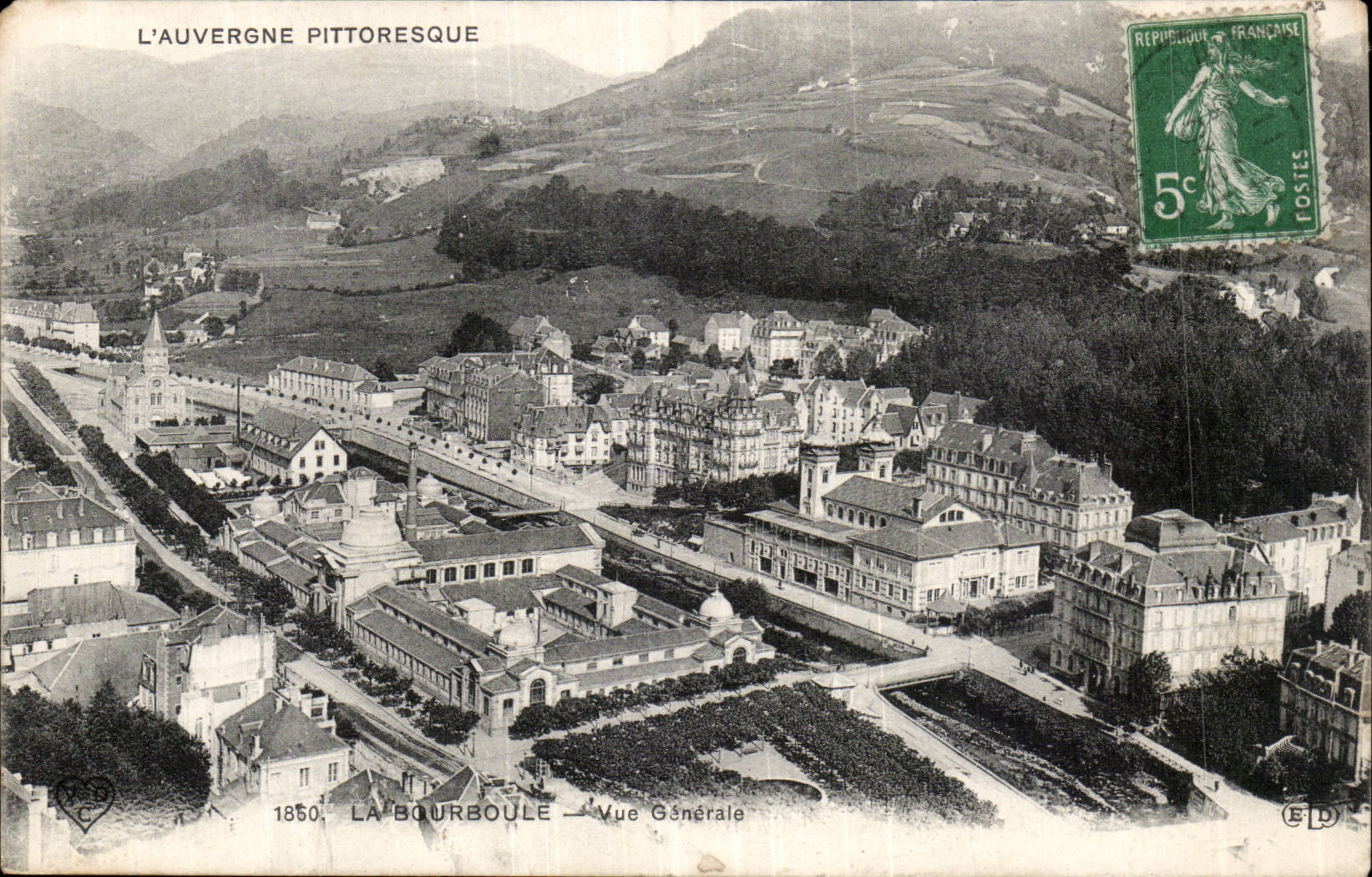 Puy de Dome- Bourboule - Ansicht - CPA