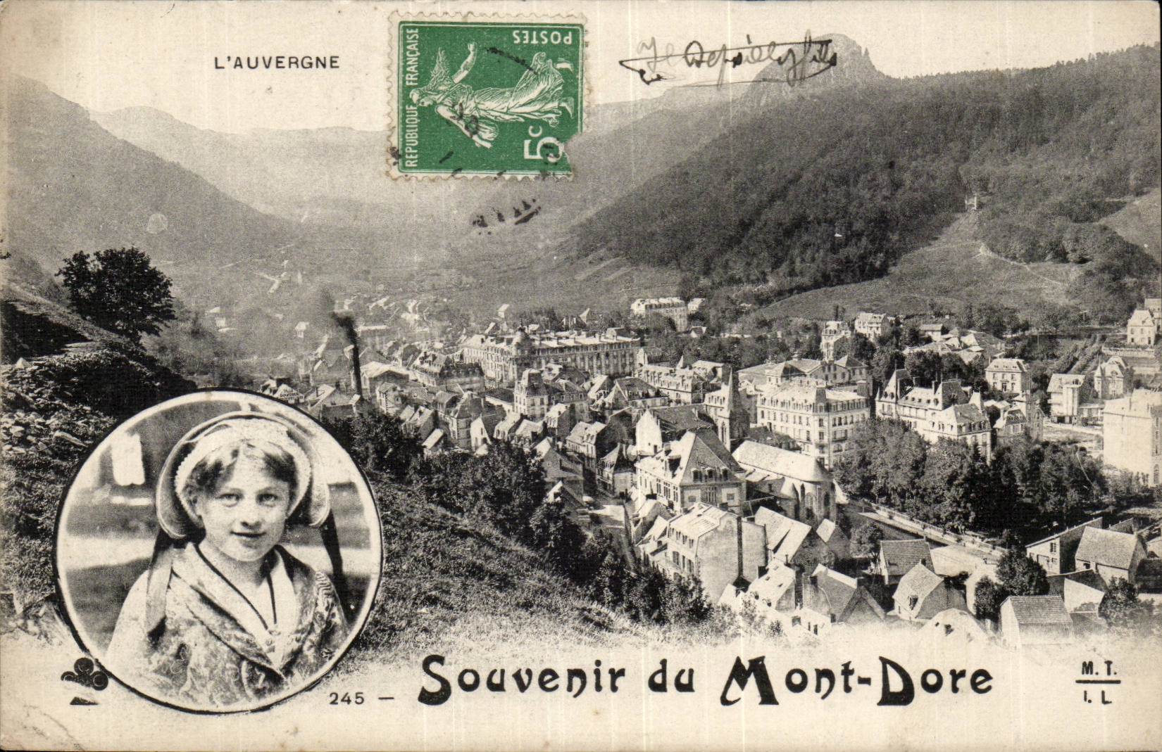 Puy de Dome- Souvenir of the Mount Gilds--CPA