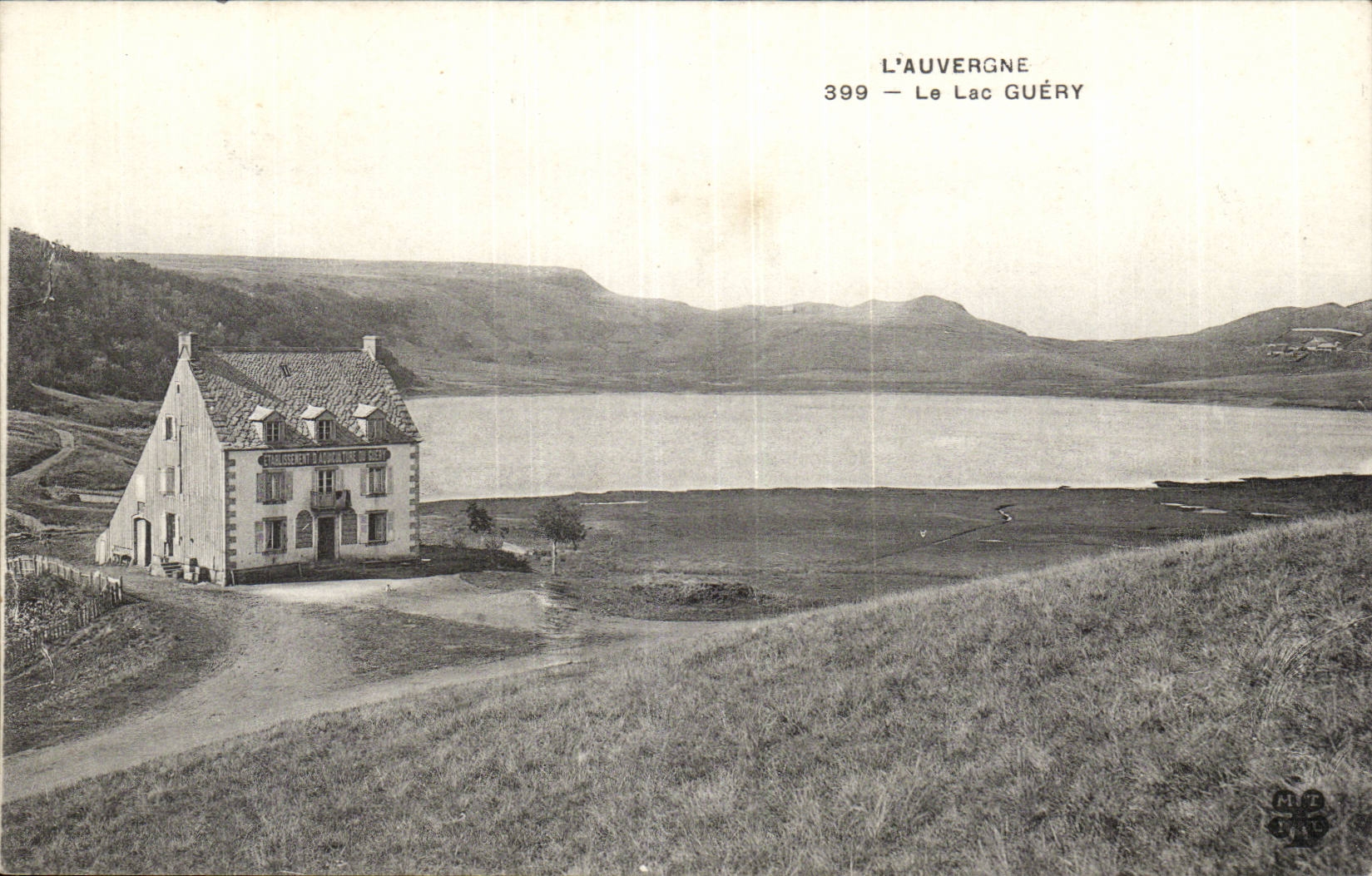 Puy de Dome- Royat- the Lake Guery--CPA