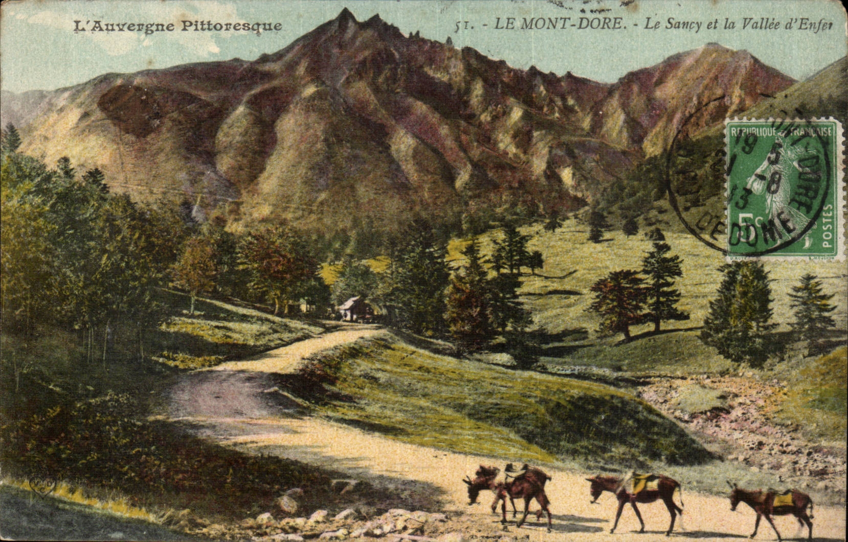Puy de Dome- Mount Gilds Sancy and the Valley of Hell-ass--CPA