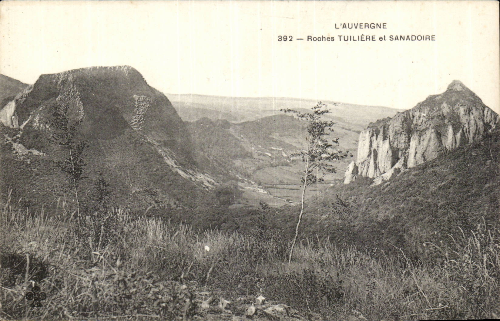 Puy de Dome- Tuiliere Rocks and Sanadoire--CPA
